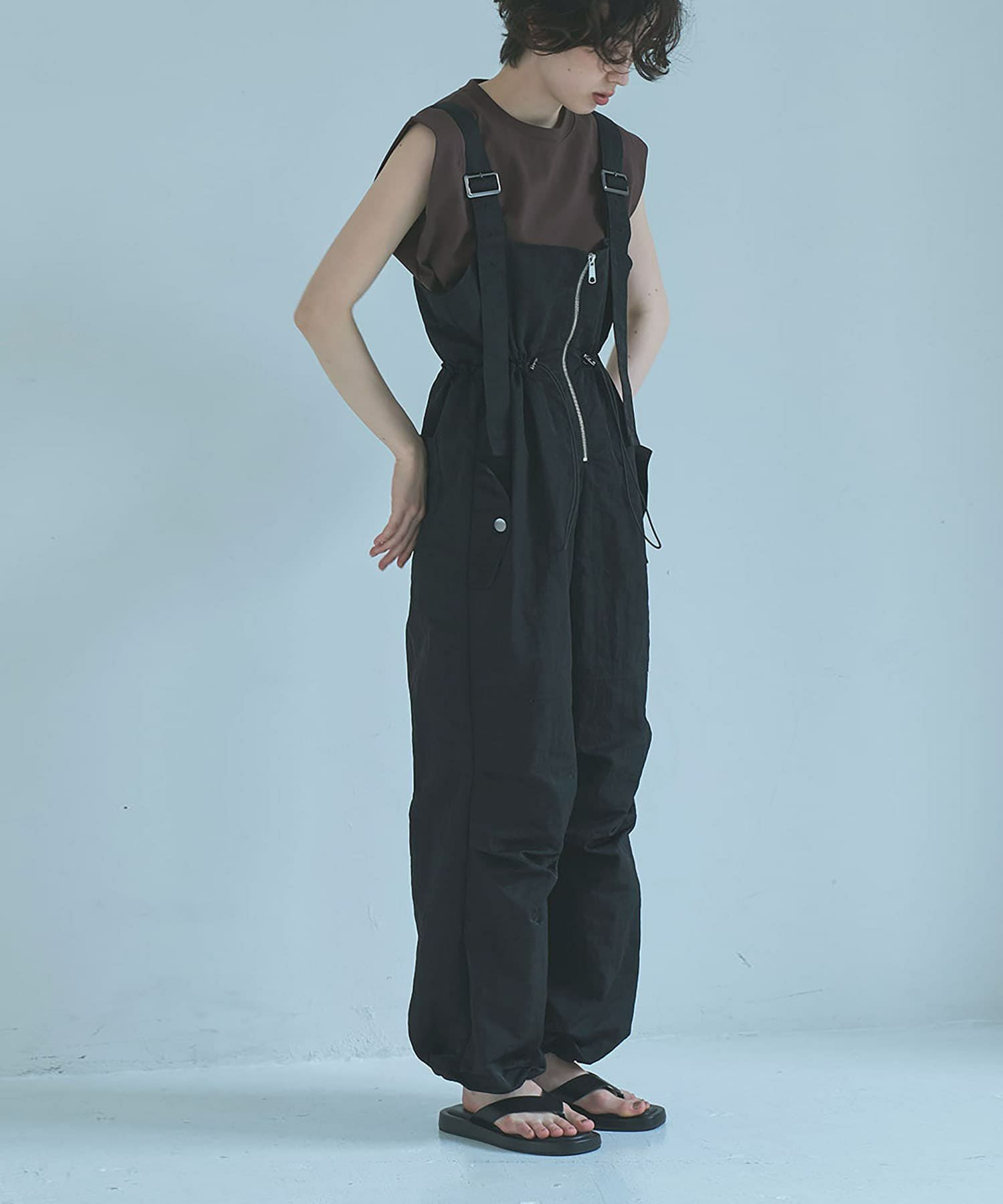 着用イメージ 165cm BLACK