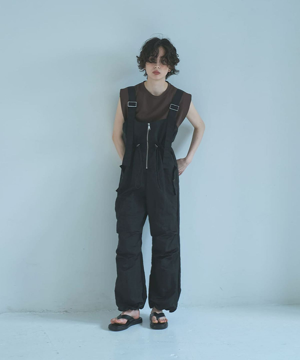 着用イメージ 165cm BLACK