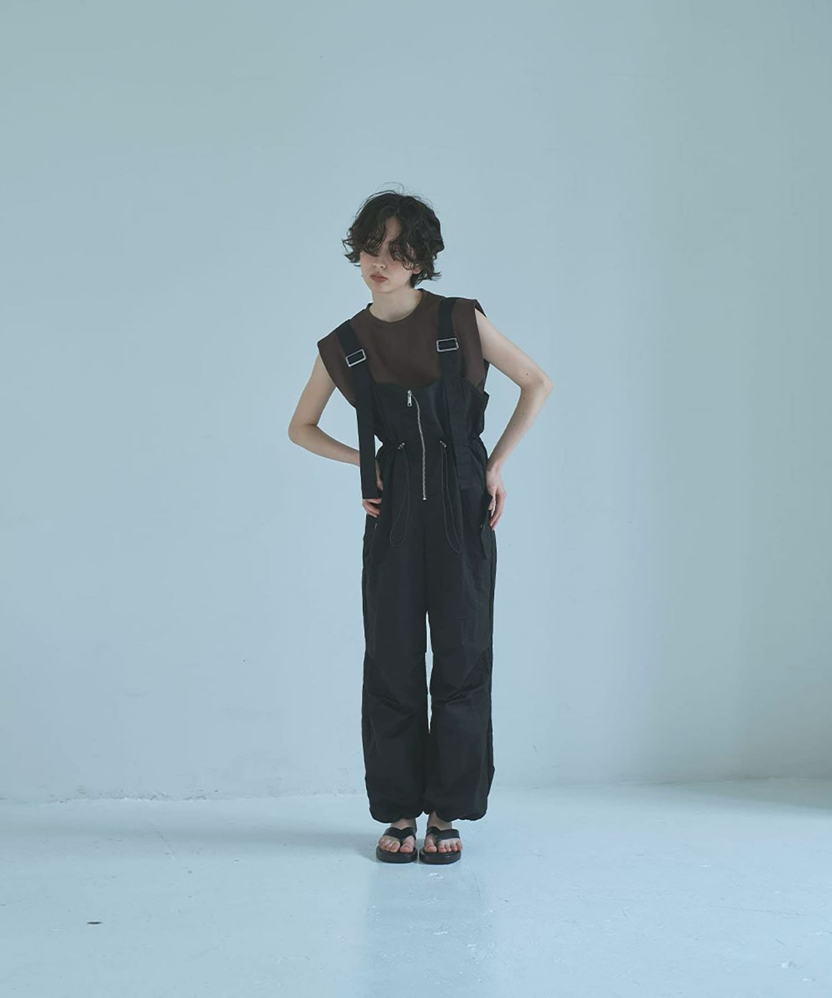 着用イメージ 165cm BLACK