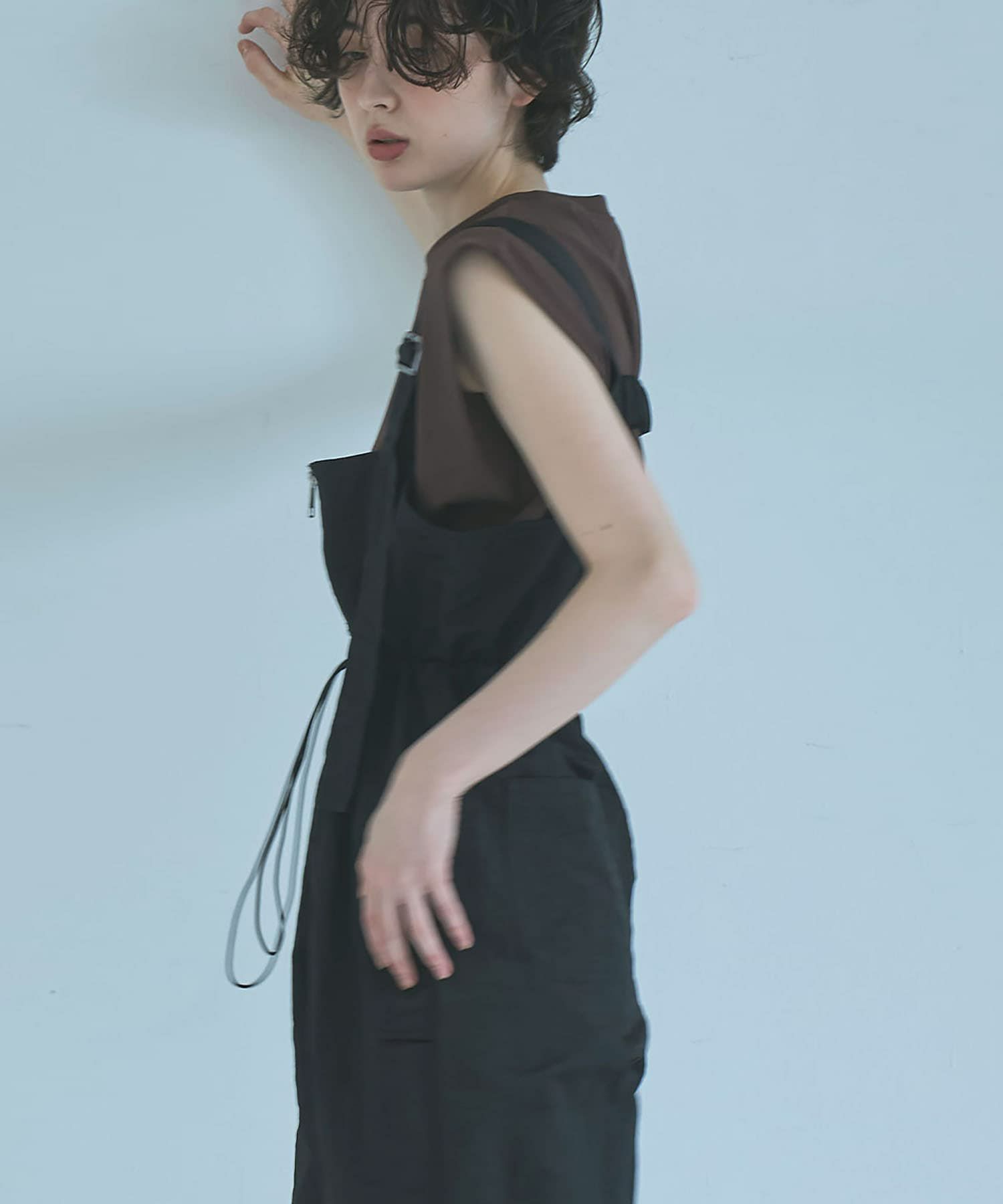 着用イメージ 165cm BLACK