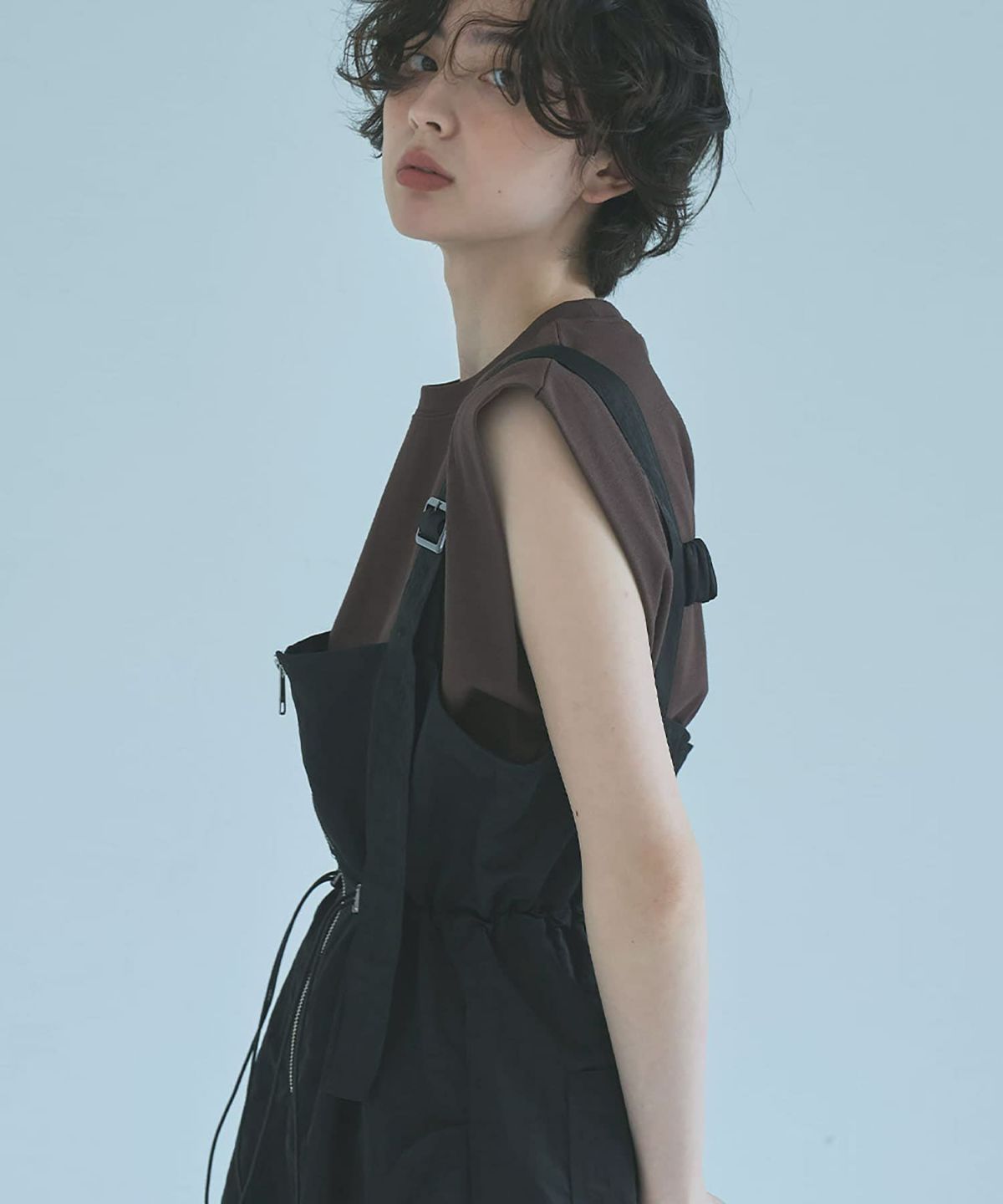 着用イメージ 165cm BLACK