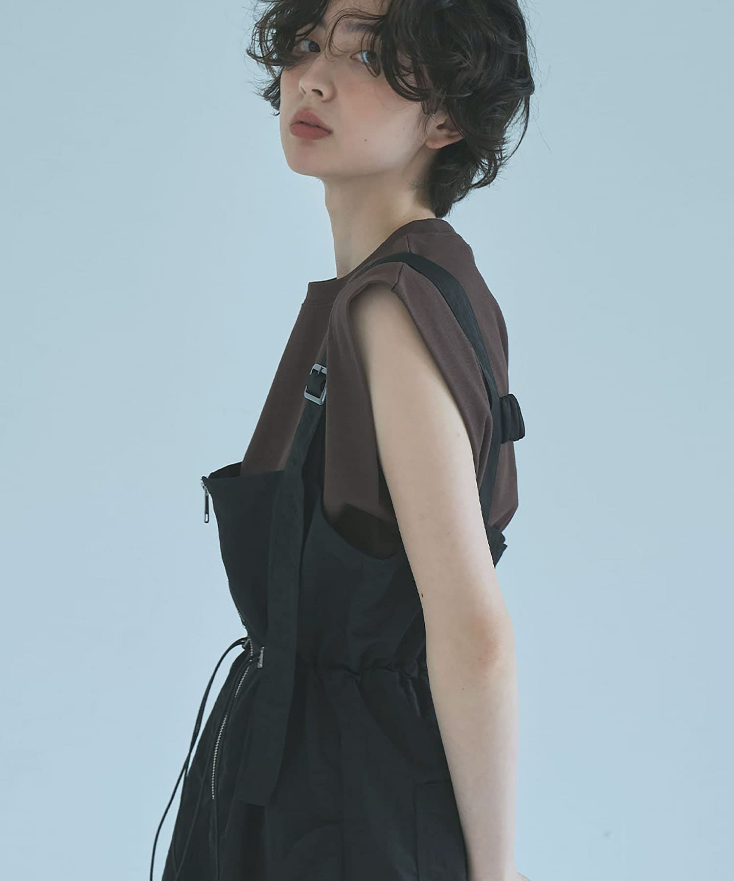 着用イメージ 165cm BLACK