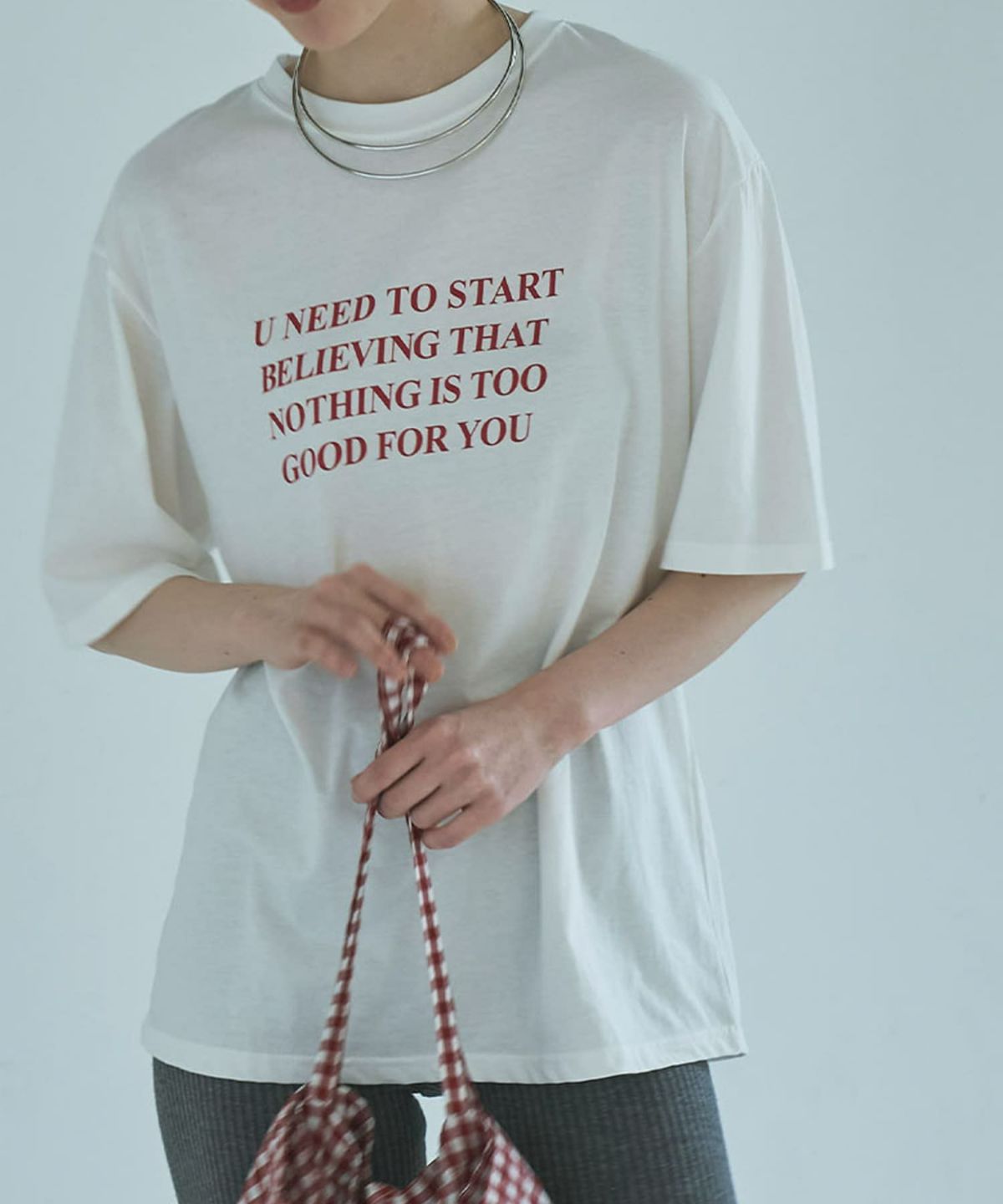 着用イメージ 165cm OFFWHITE