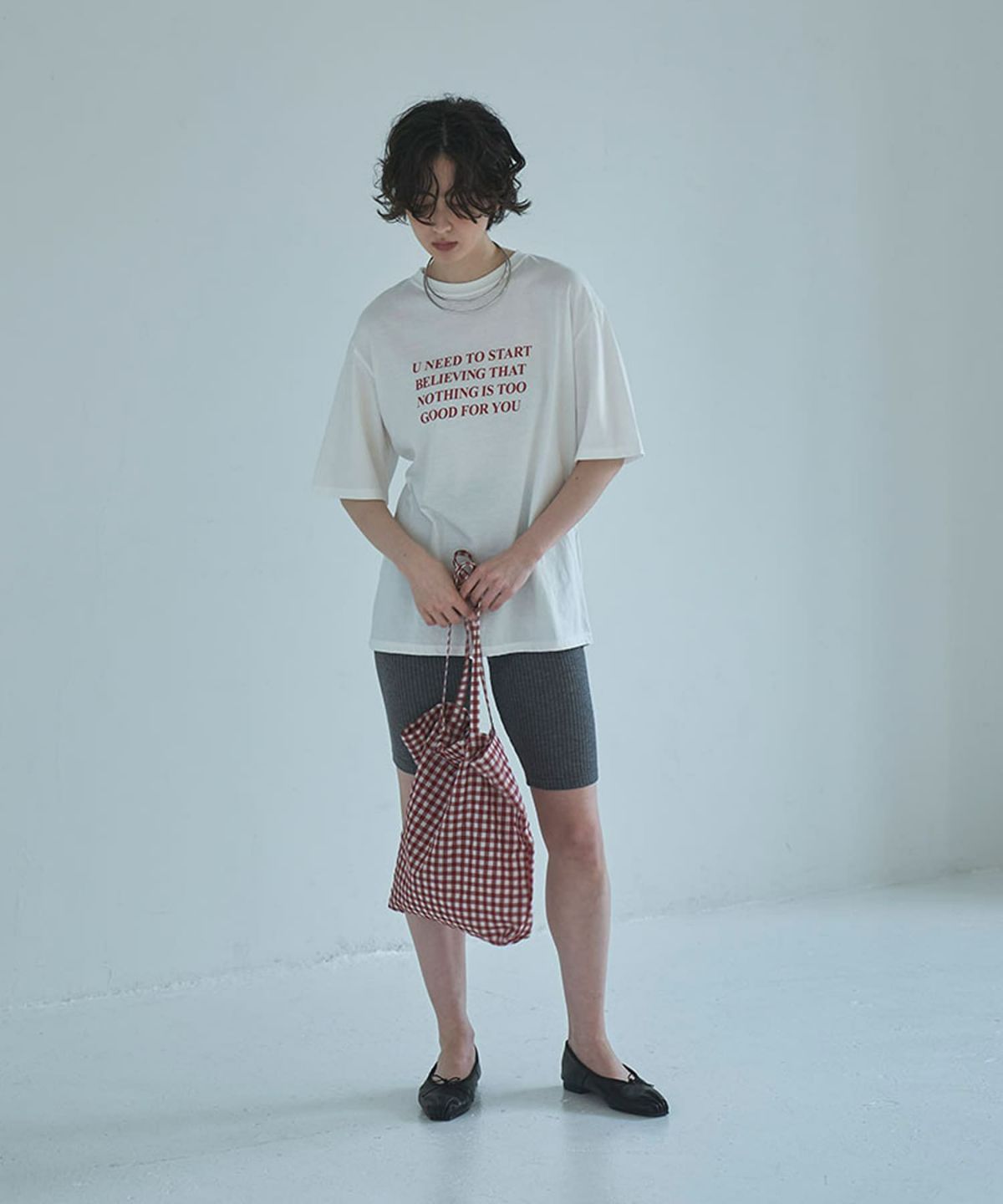 着用イメージ 165cm OFFWHITE