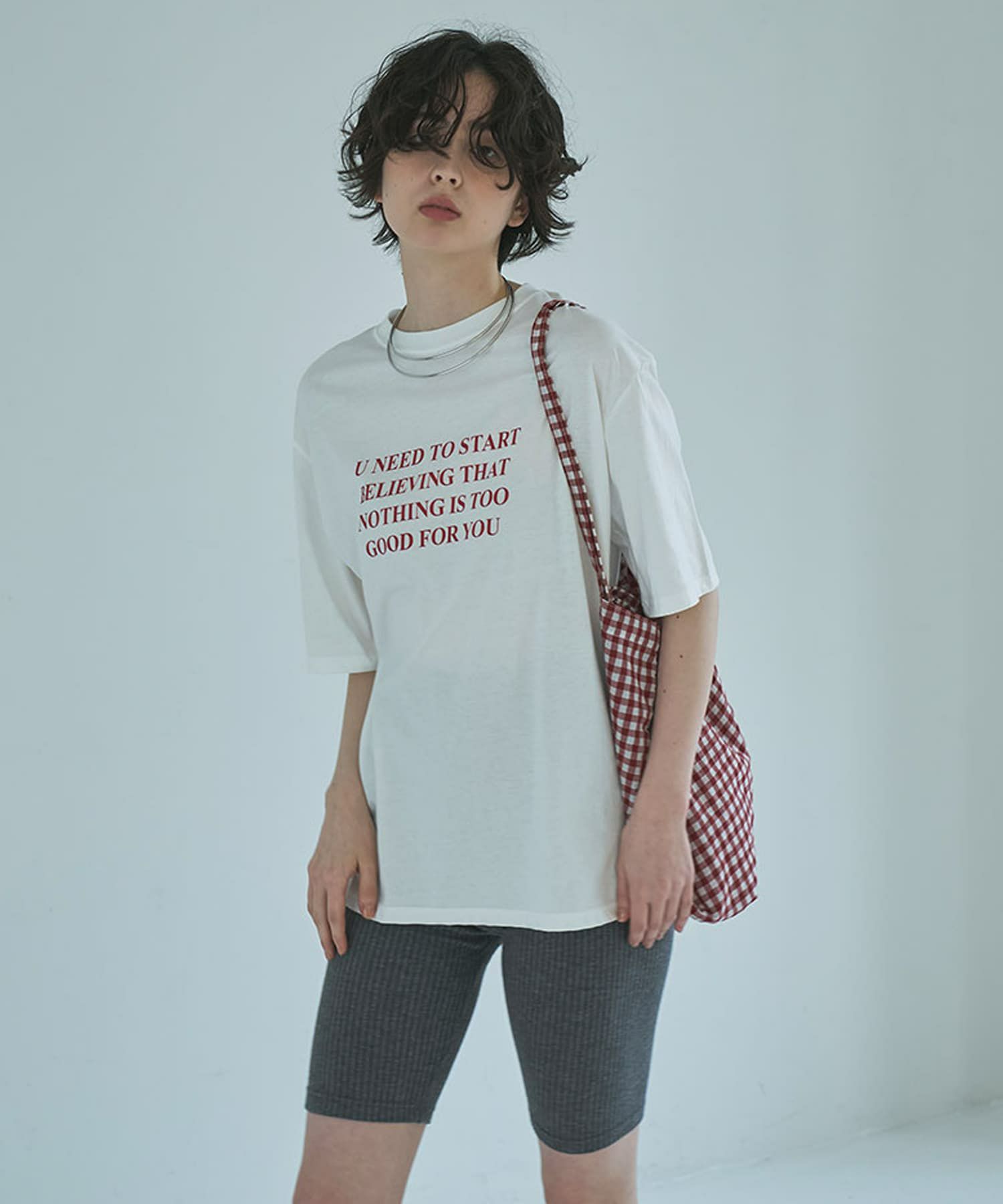 着用イメージ 165cm OFFWHITE