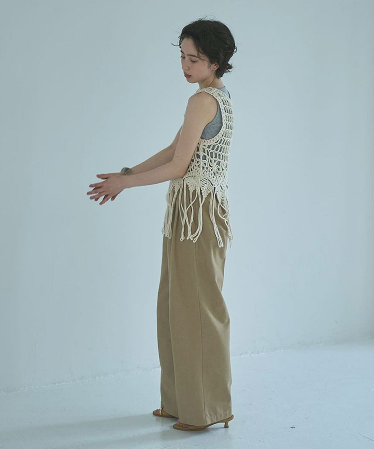 着用イメージ 165cm IVORY