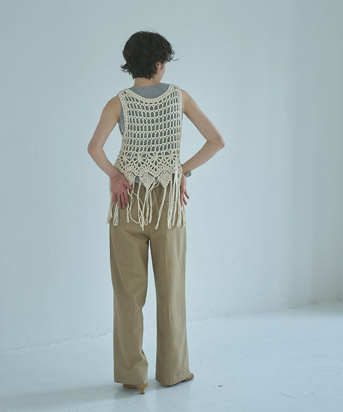 着用イメージ 165cm IVORY