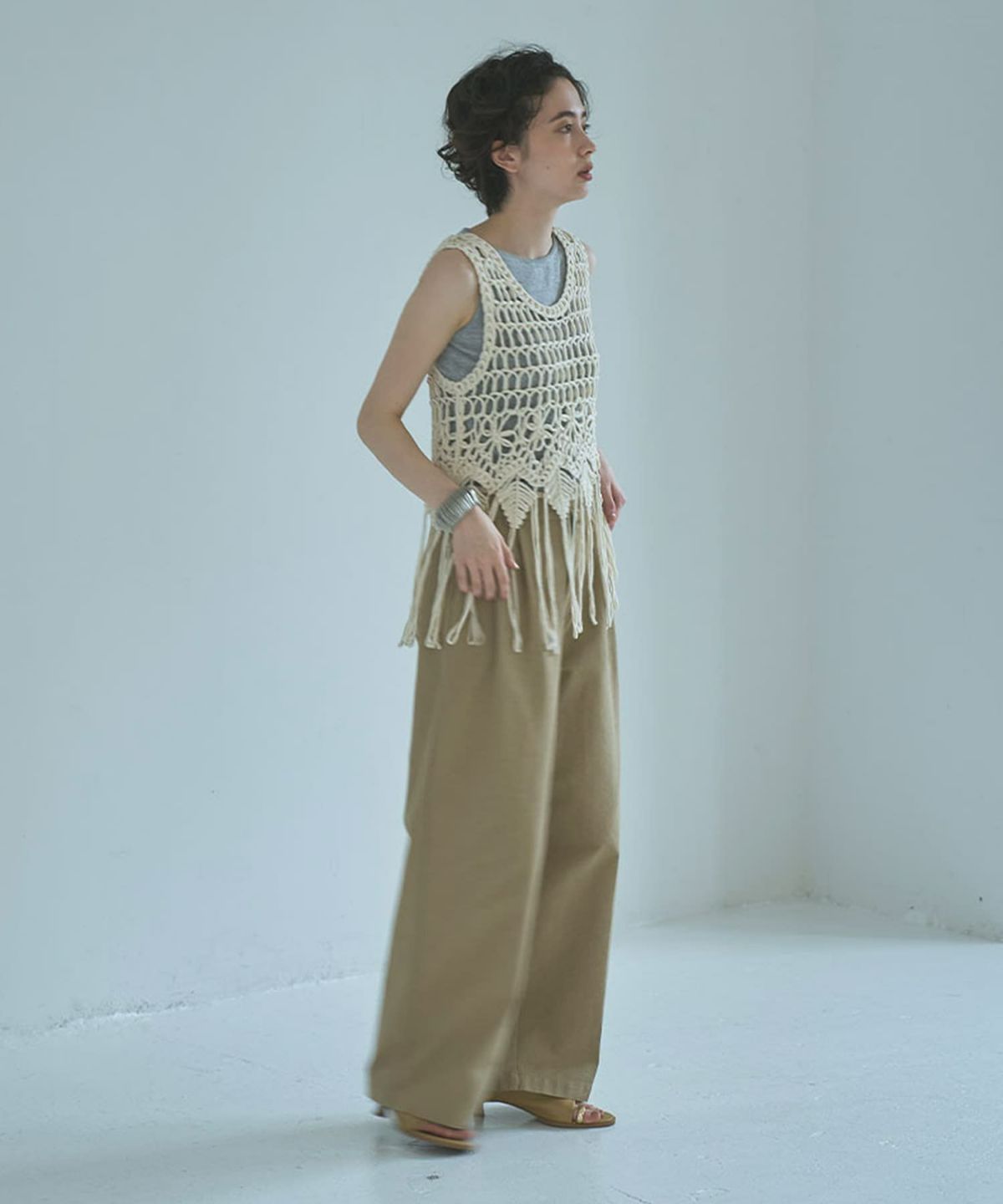 着用イメージ 165cm IVORY