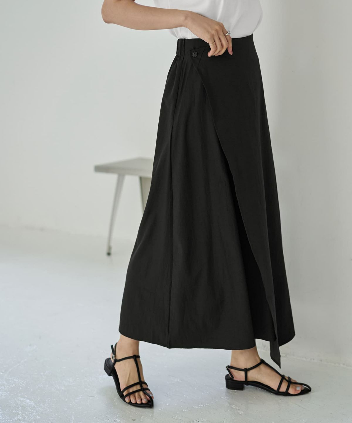 着用イメージ 166cm ブラック