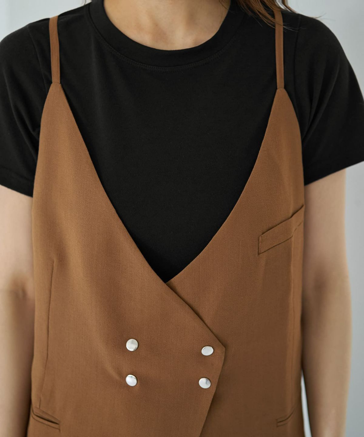 着用イメージ 166cm シナモン