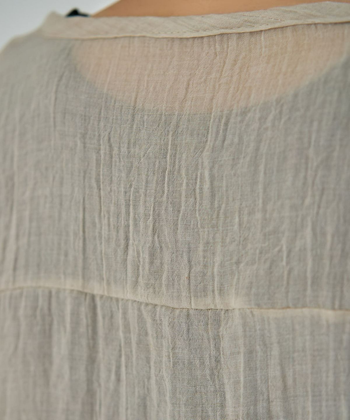 着用イメージ 166cm グレージュ