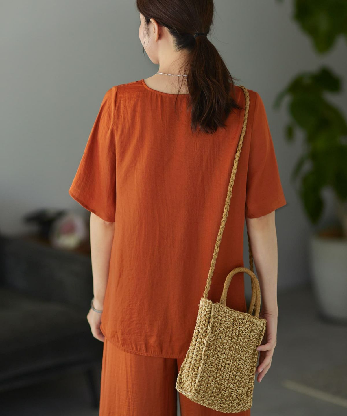 着用イメージ 168cm テラコッタ