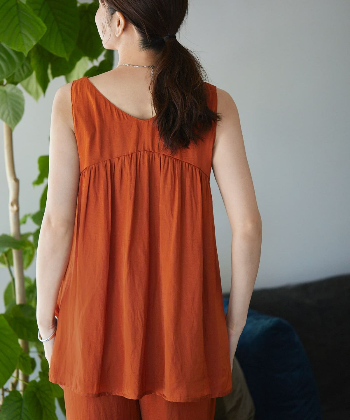 着用イメージ 168cm テラコッタ