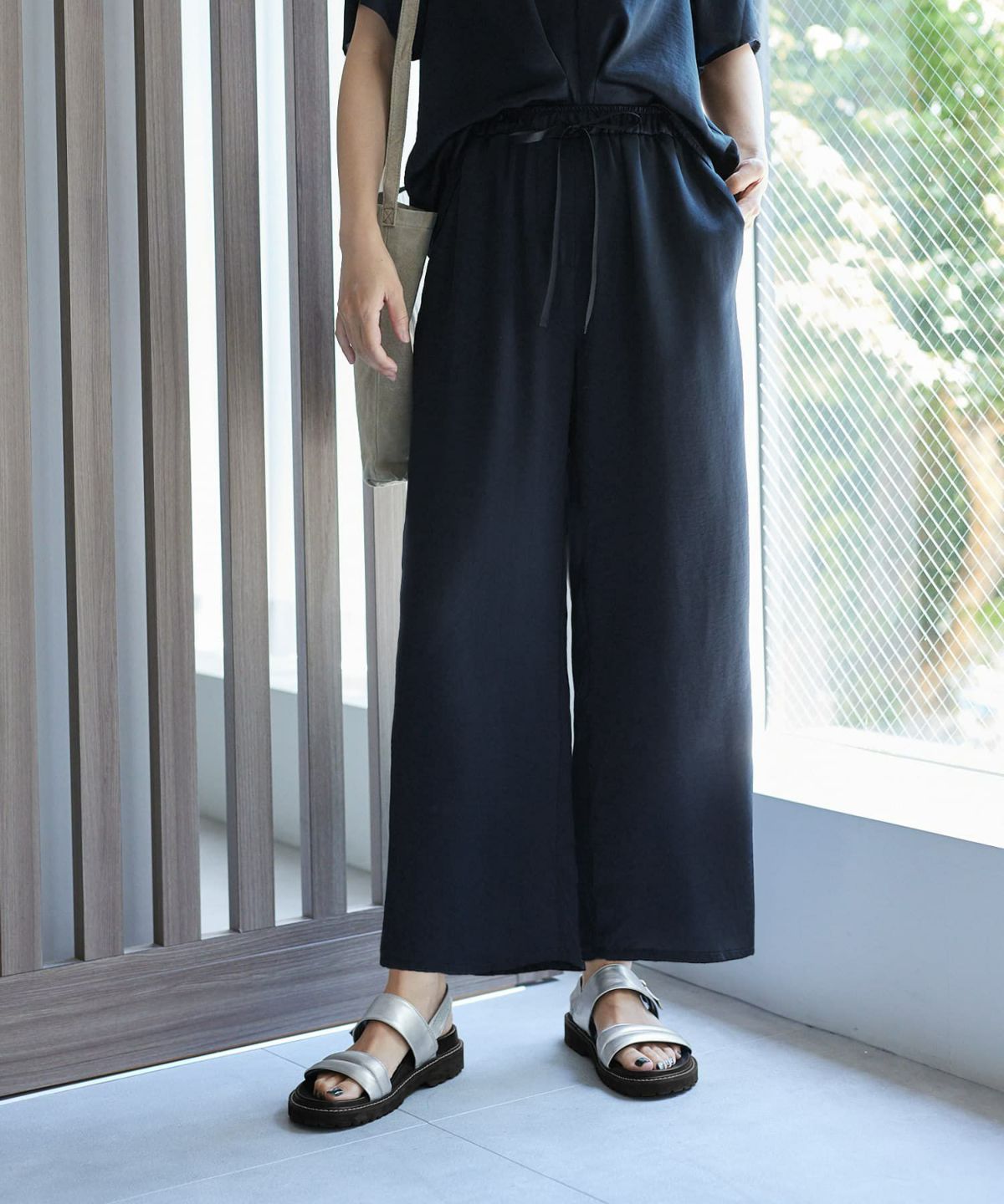 着用イメージ 168cm ネイビー 01サイズ