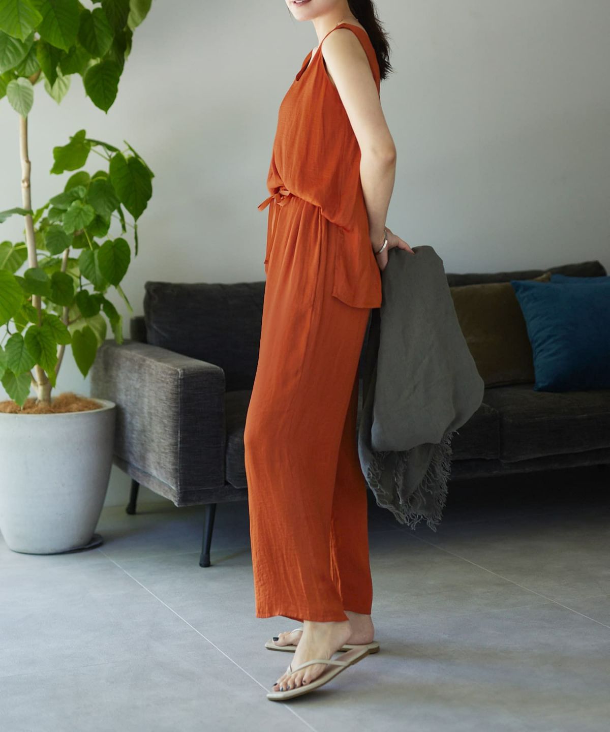 着用イメージ 168cm テラコッタ 02サイズ
