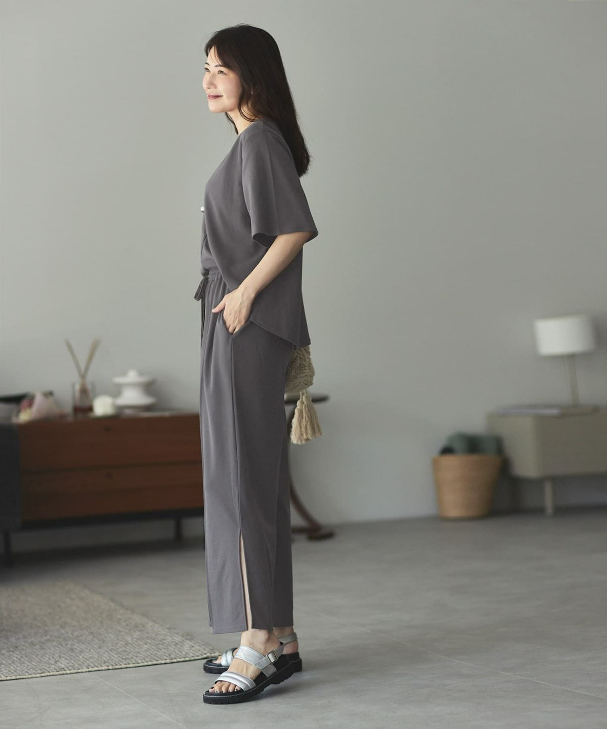 着用イメージ 168cm チャコール 02サイズ