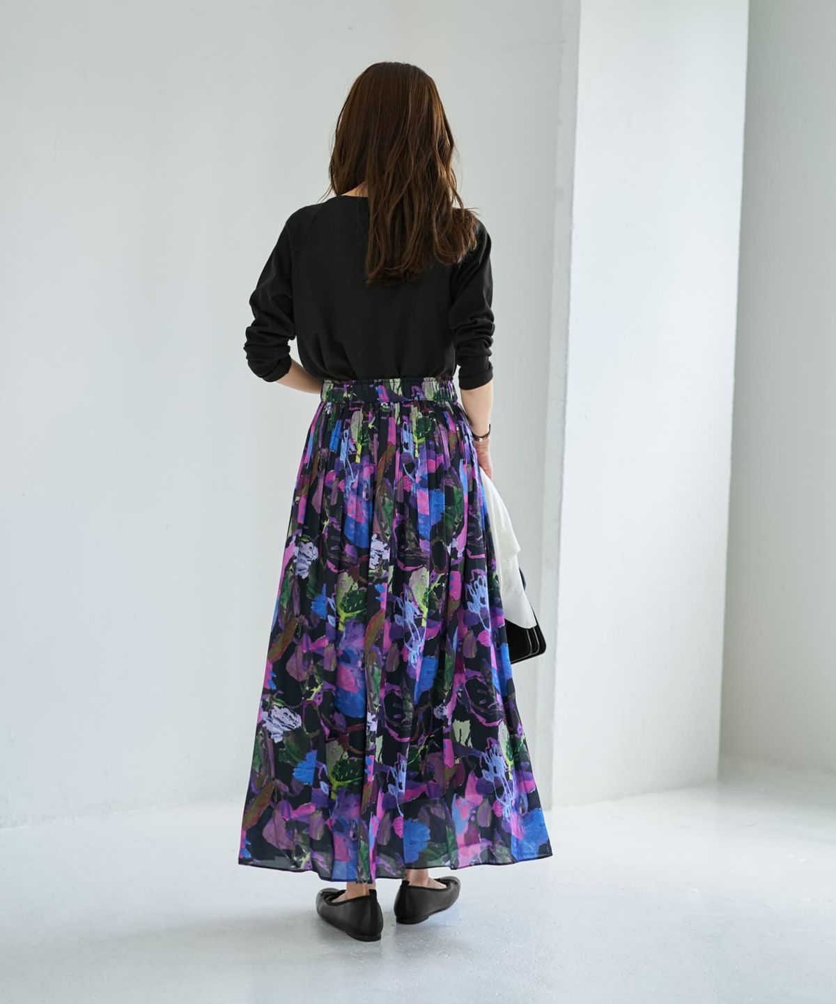 着用イメージ 167cm ブラックミックス 02サイズ