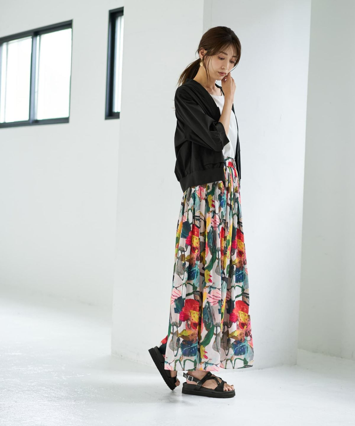 着用イメージ 167cm ホワイトミックス 02サイズ