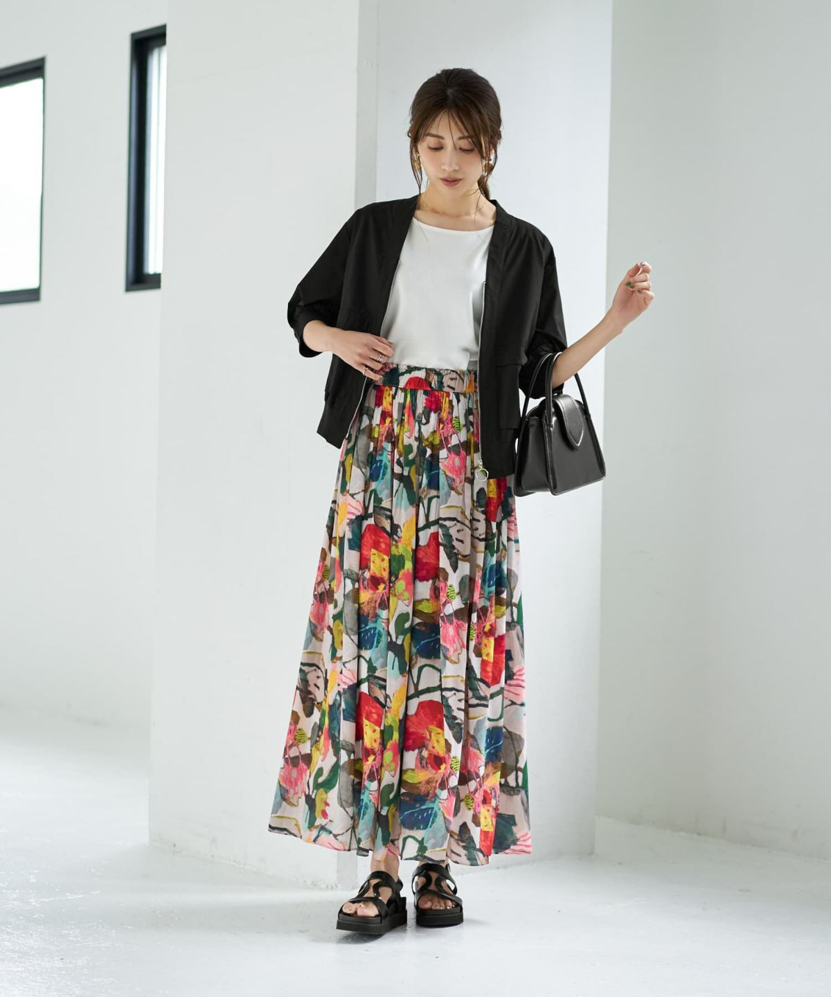 着用イメージ 167cm ホワイトミックス 02サイズ