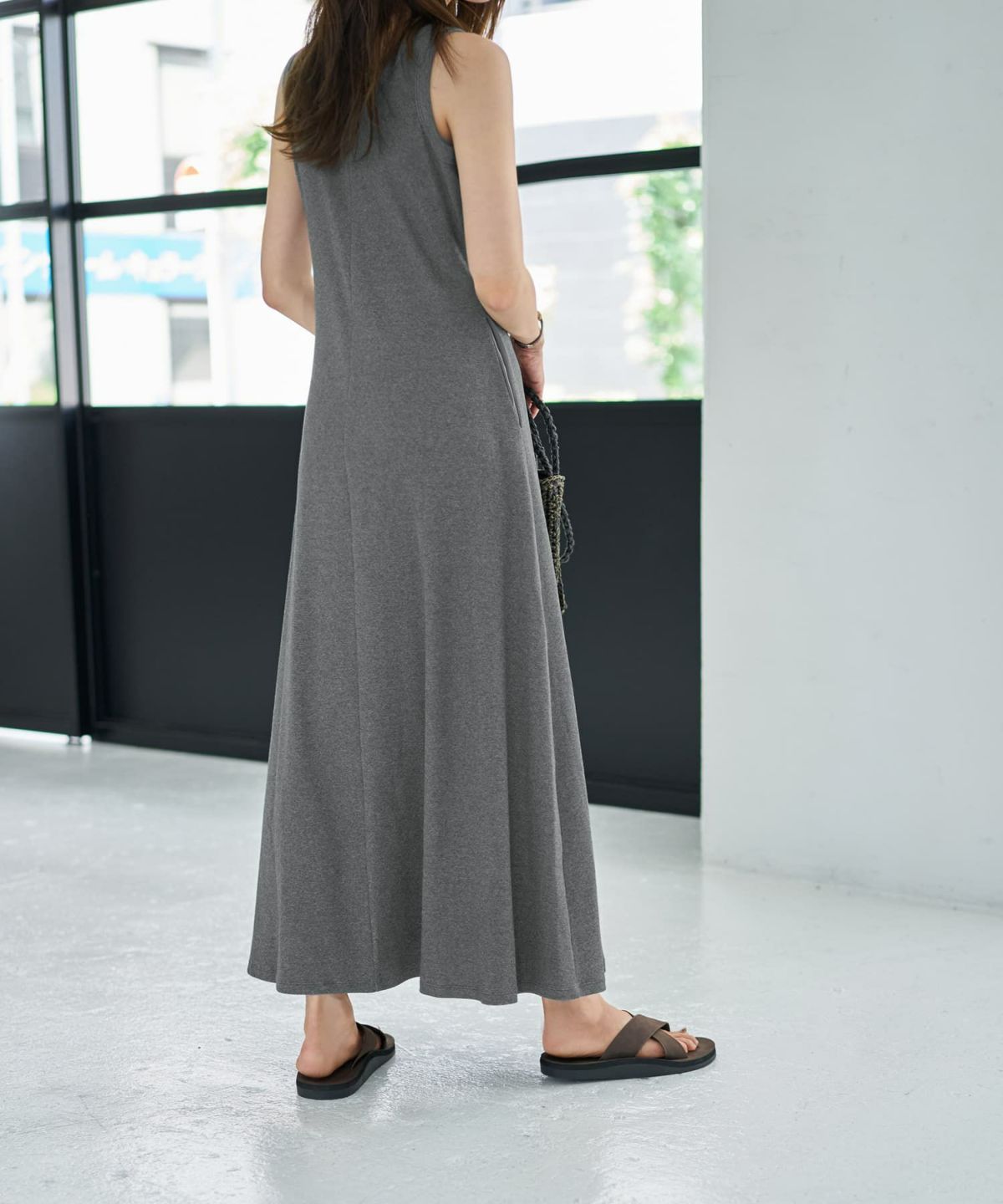 着用イメージ 167cm チャコール 02サイズ