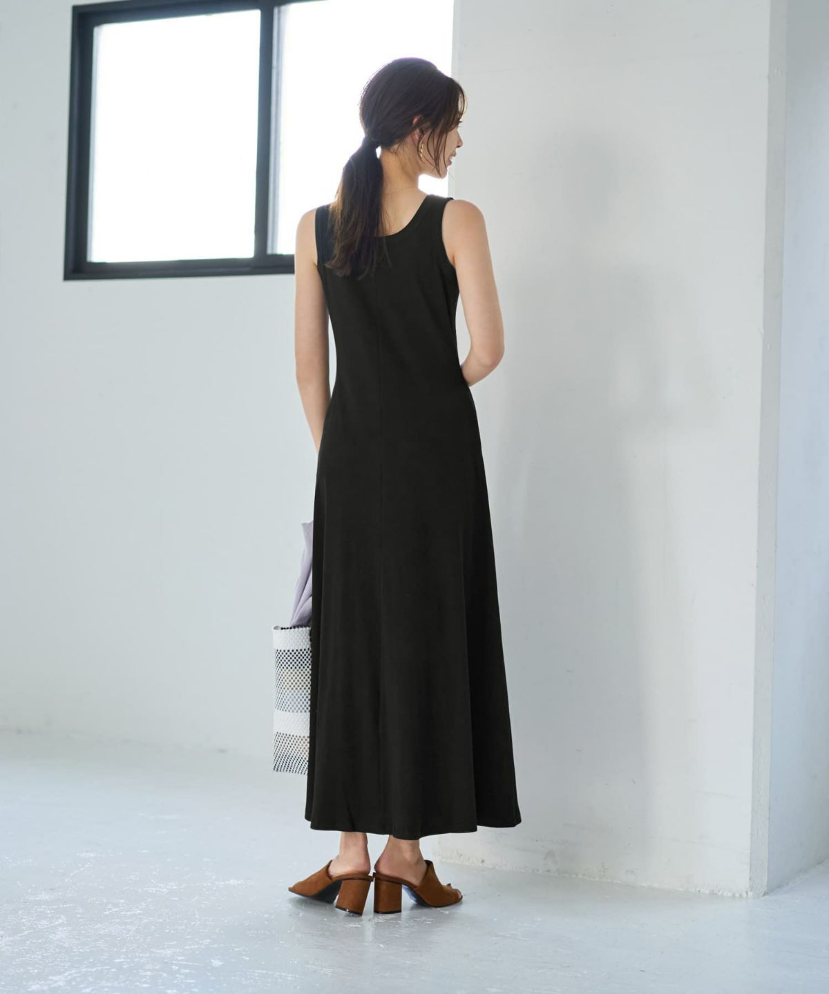 着用イメージ 167cm ブラック 02サイズ