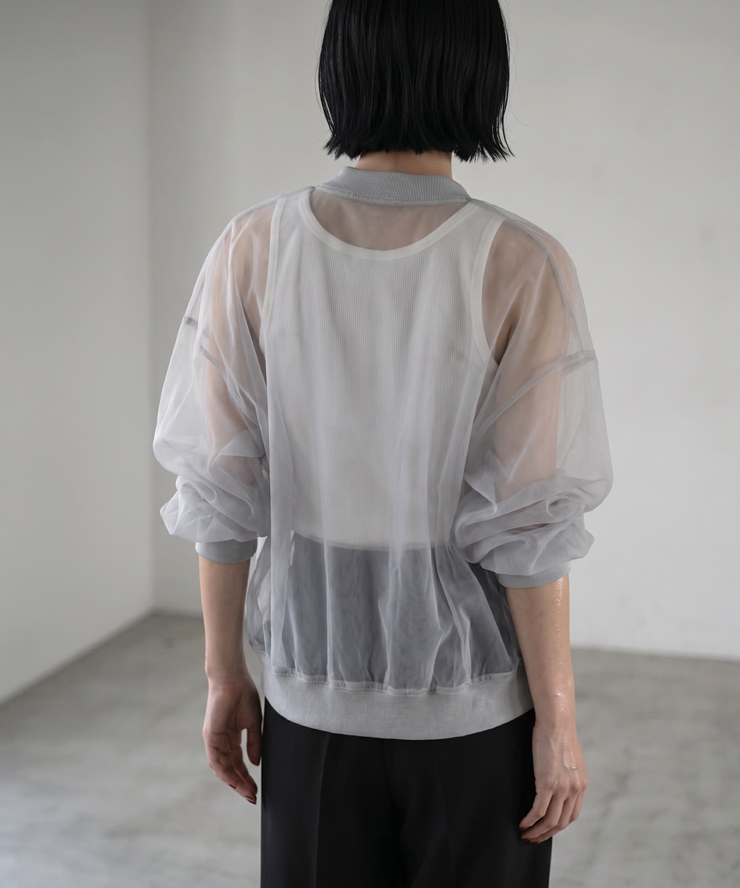 着用イメージ 172cm ブラック