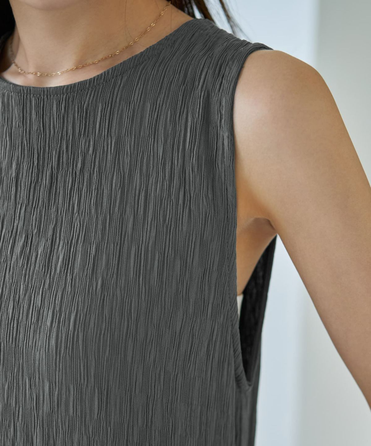 着用イメージ 167cm グレー