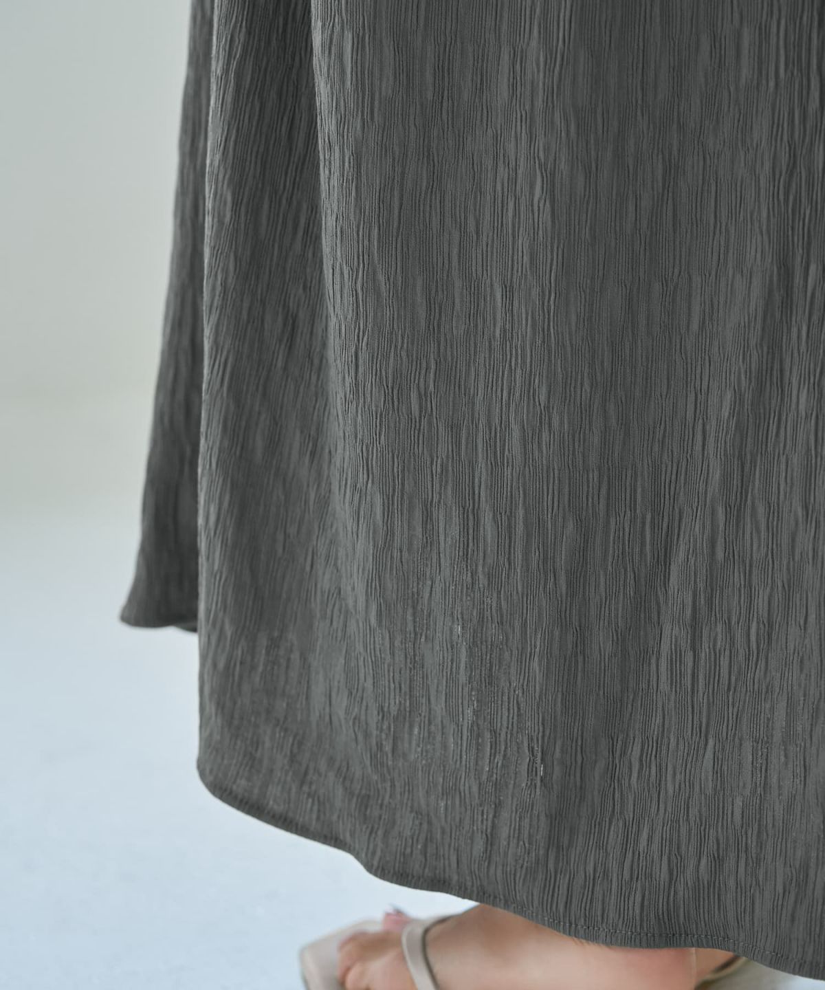 着用イメージ 167cm グレー