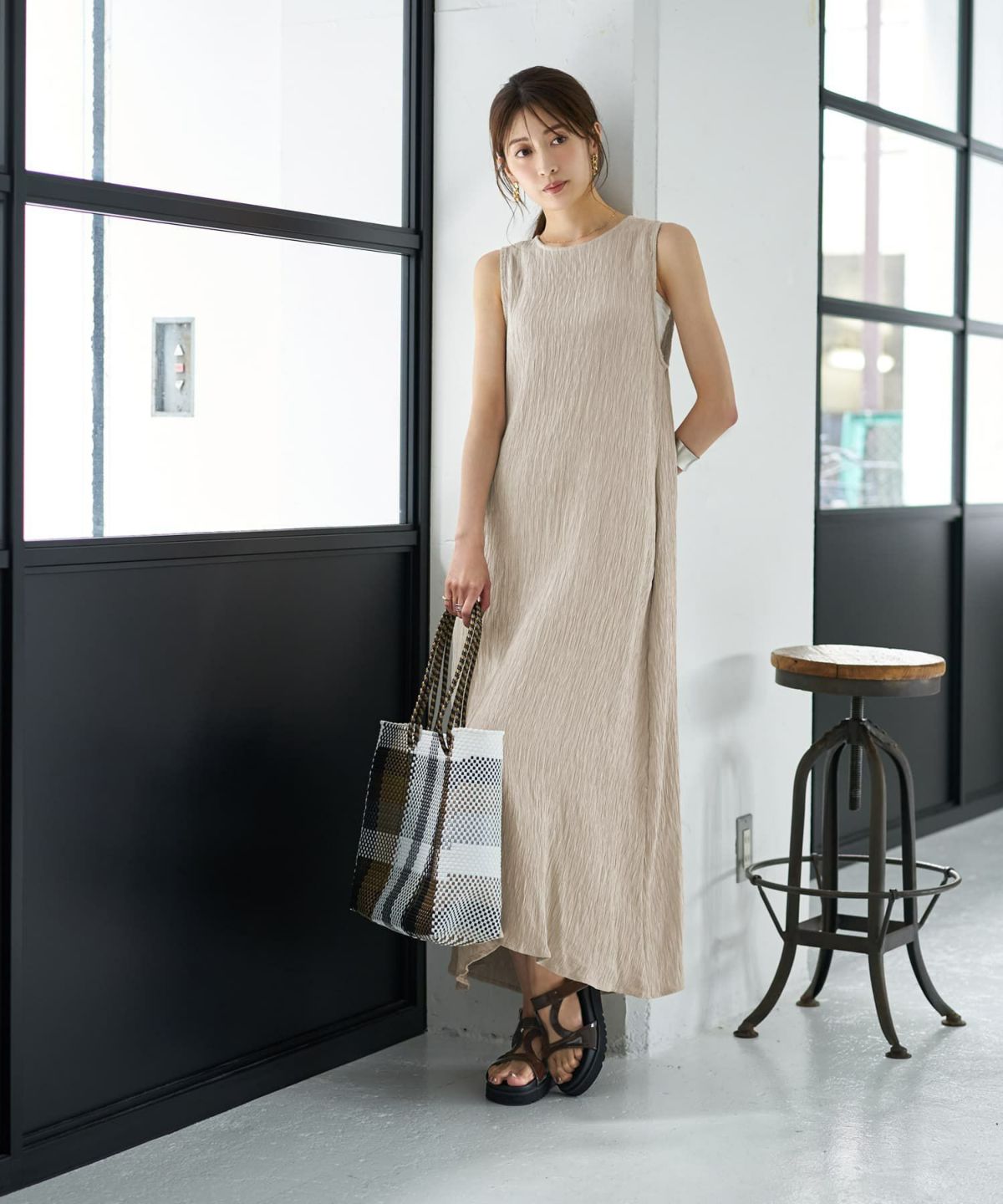 着用イメージ 167cm ナチュラル