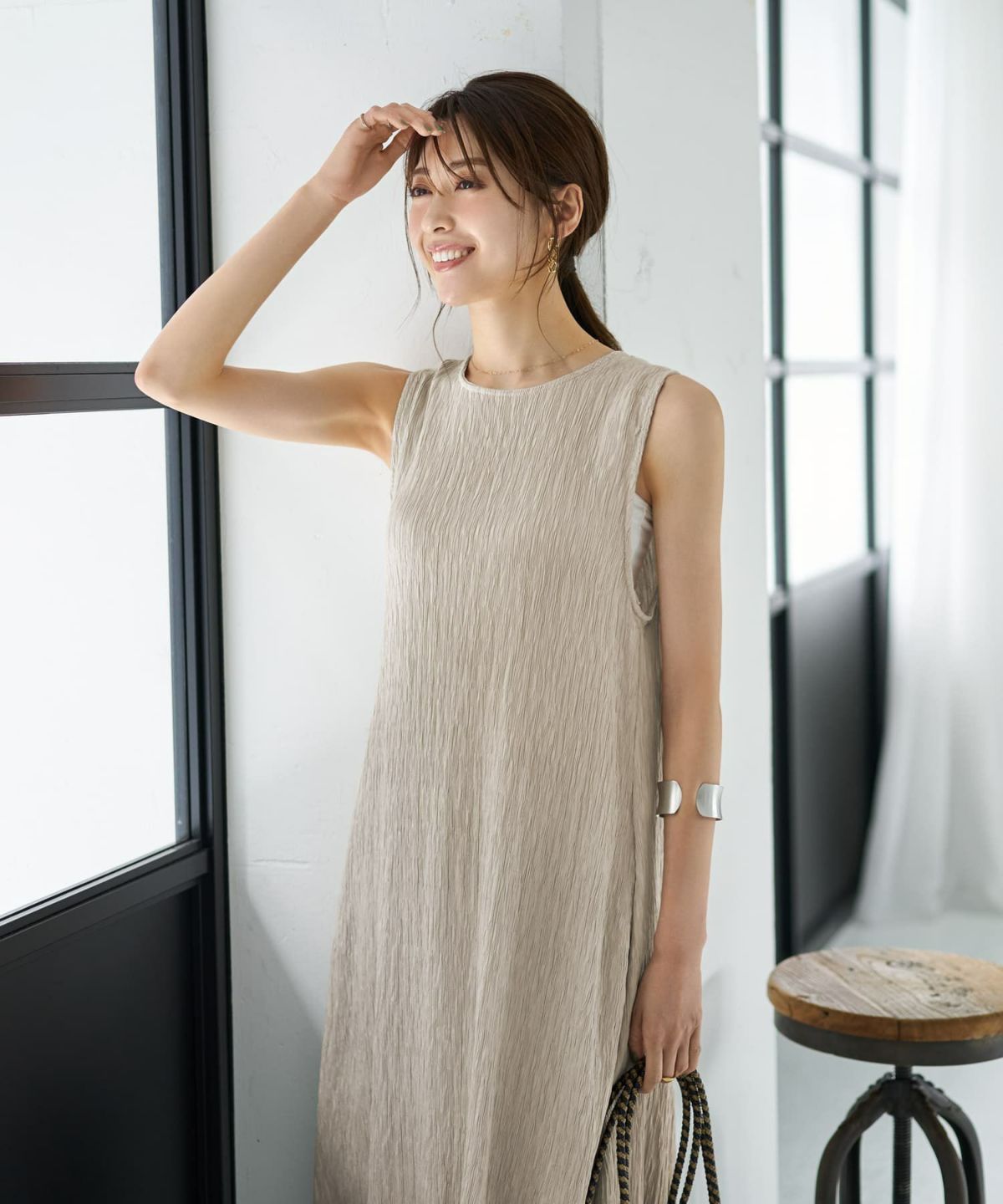 着用イメージ 167cm ナチュラル