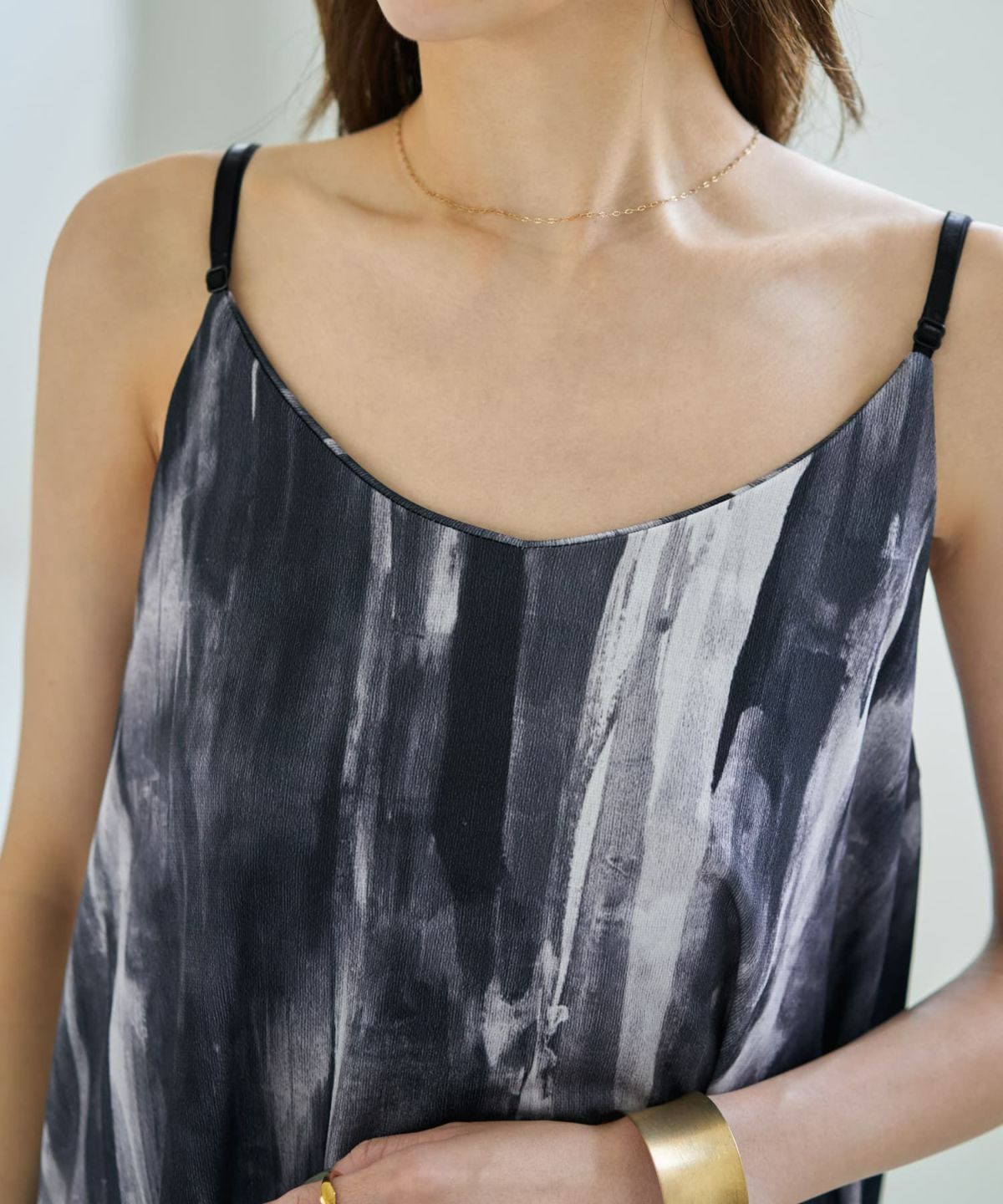 着用イメージ 167cm ブラックミックス 02サイズ