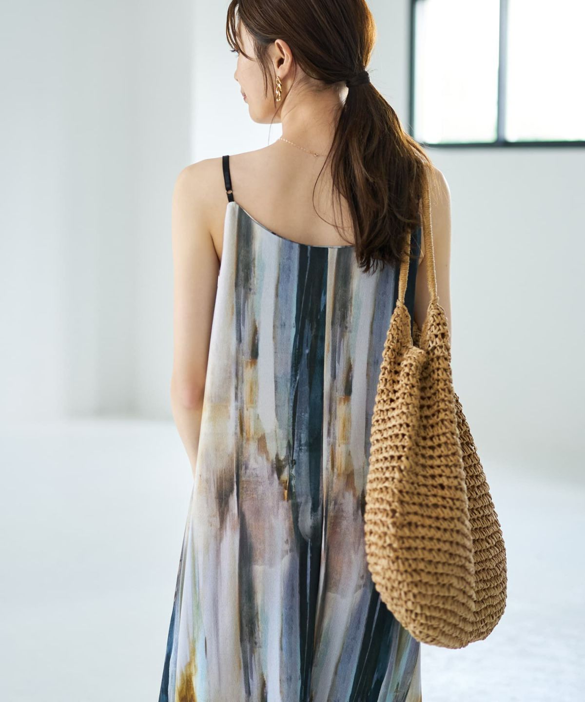 着用イメージ 167cm ブルーミックス 02サイズ