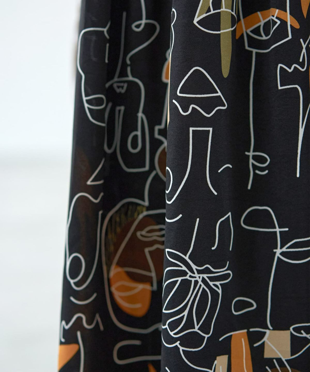 着用イメージ 166cm ブラックミックス