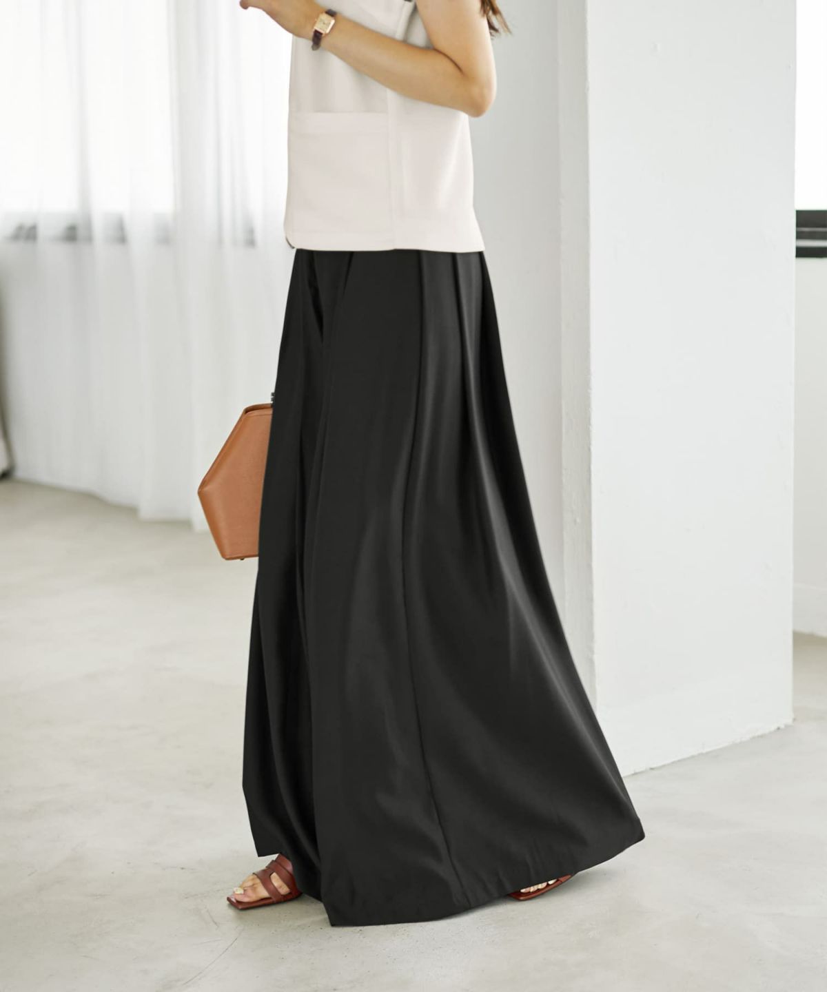 着用イメージ 166cm ブラック Sサイズ