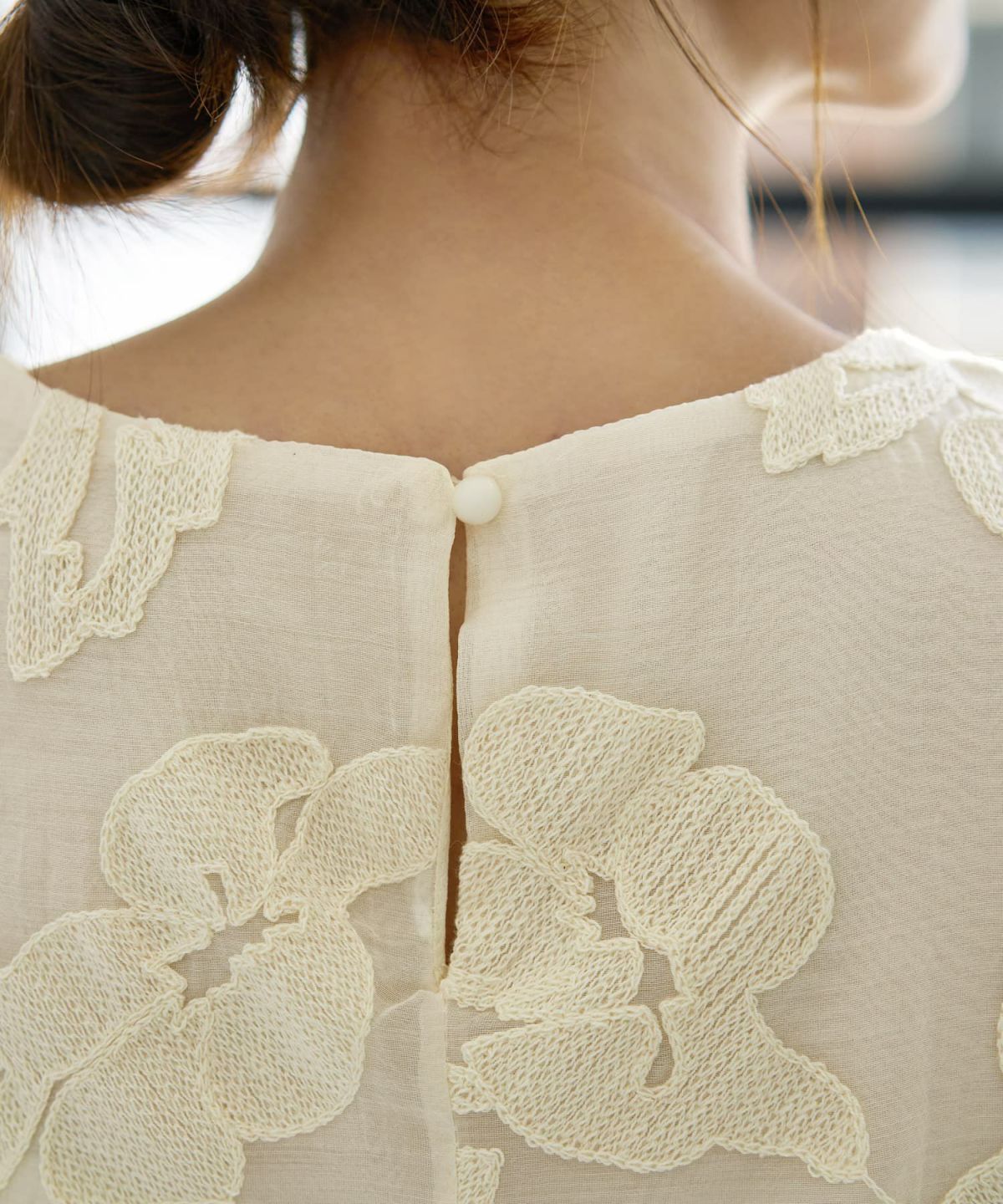 着用イメージ 166cm エクリュ