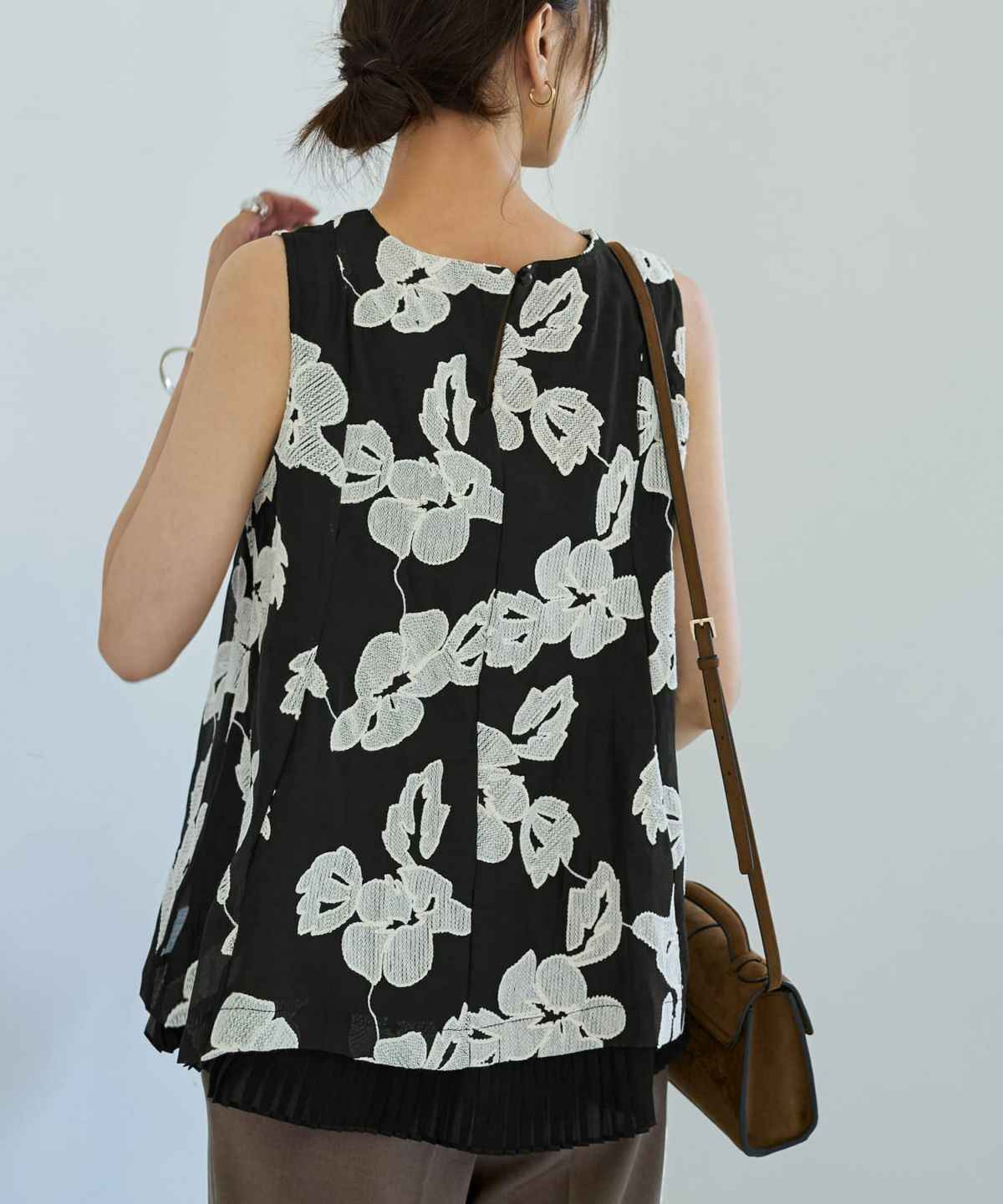 着用イメージ 166cm ブラック