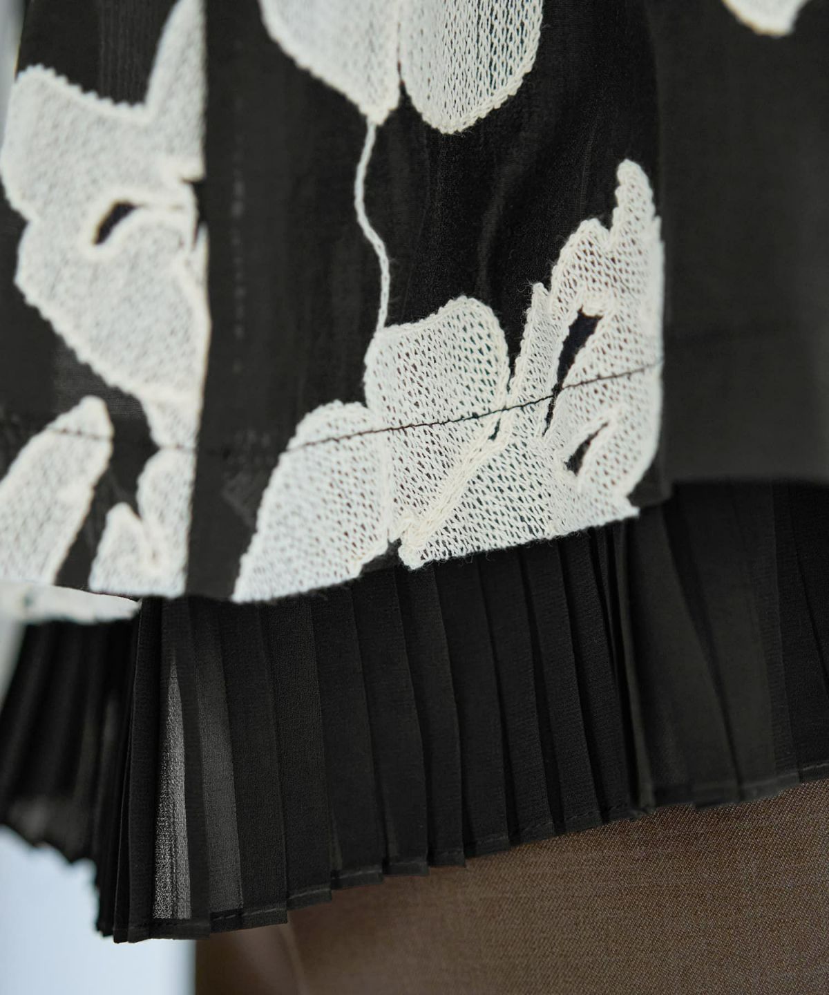 着用イメージ 166cm ブラック