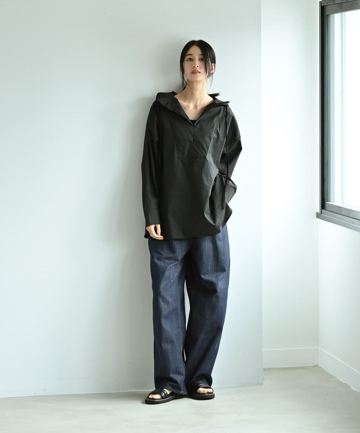 着用イメージ 170cm ブラック