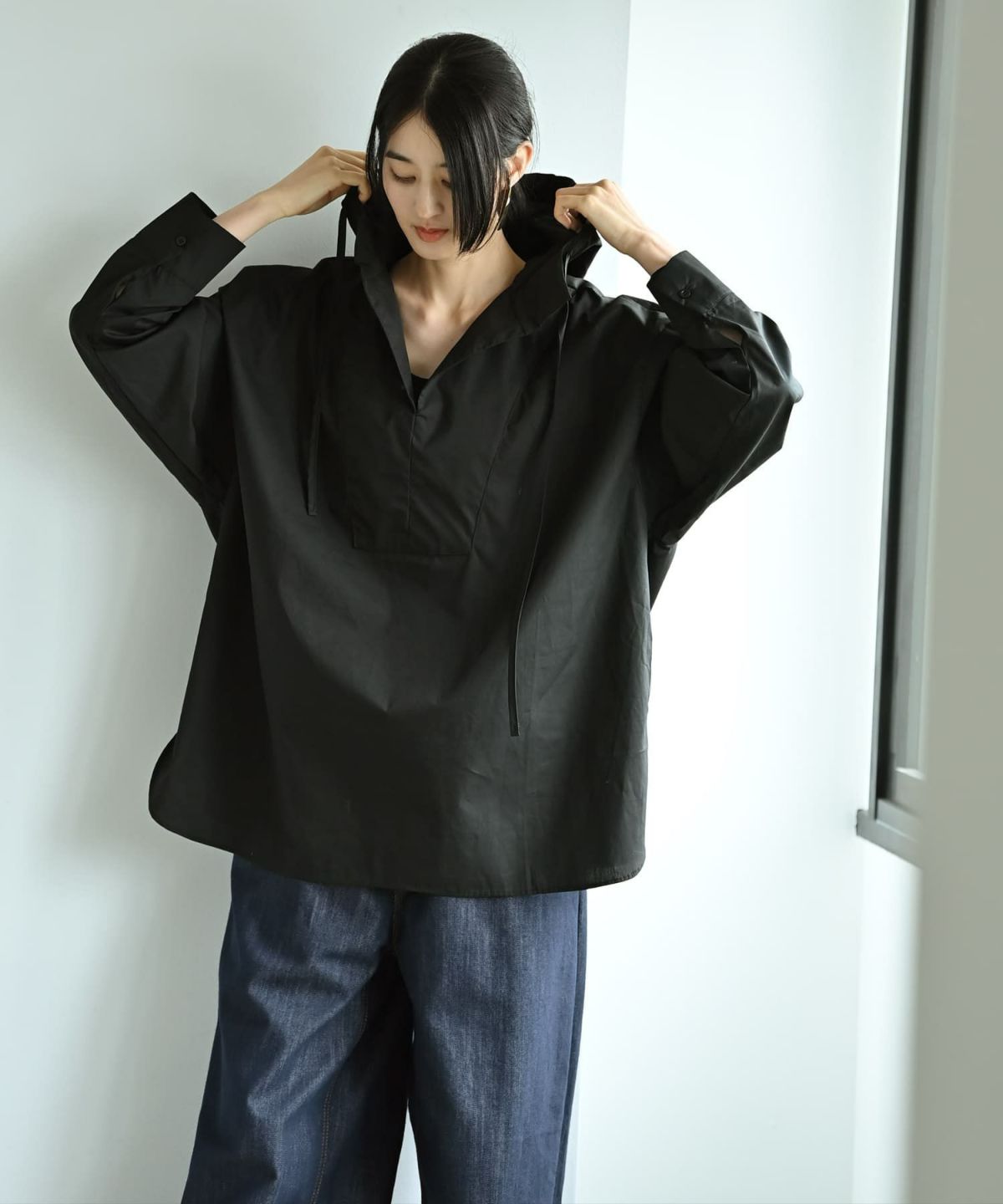 着用イメージ 170cm ブラック