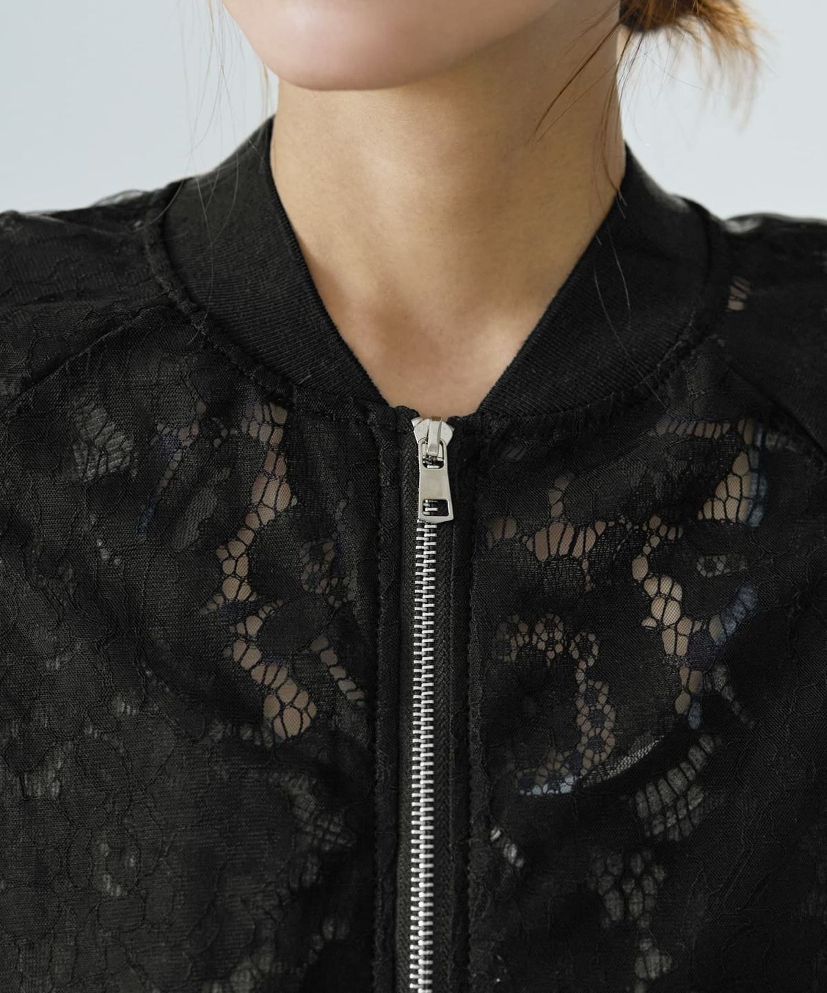 着用イメージ 166cm ブラック