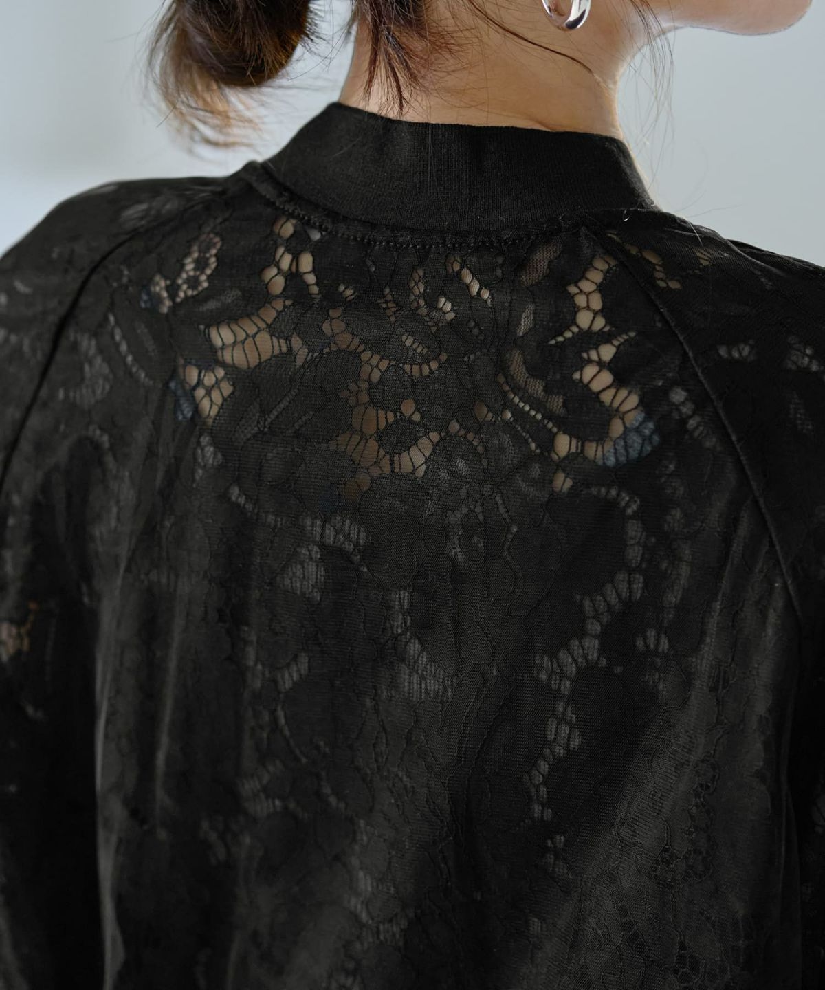 着用イメージ 166cm ブラック