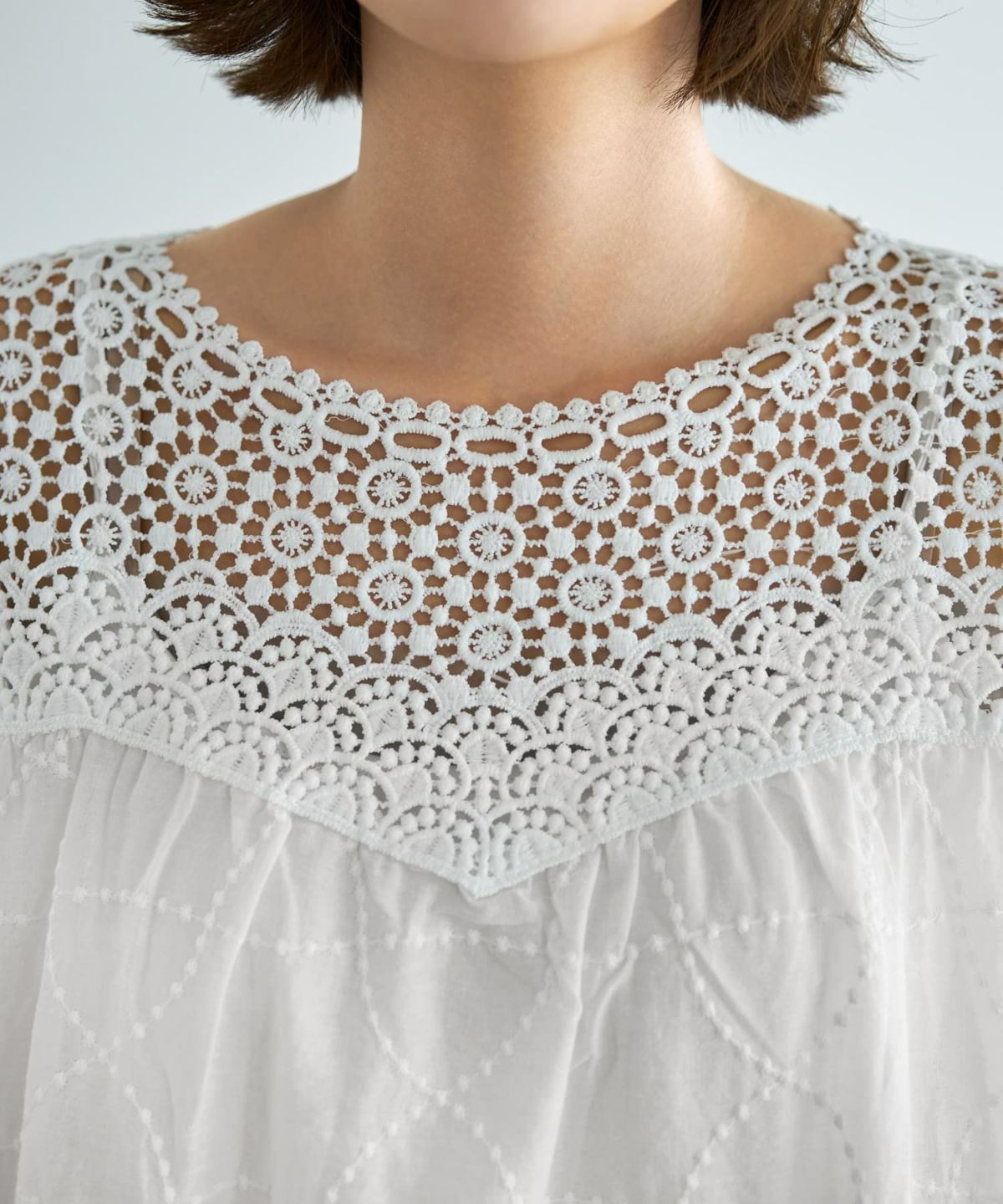 着用イメージ 167cm ホワイト