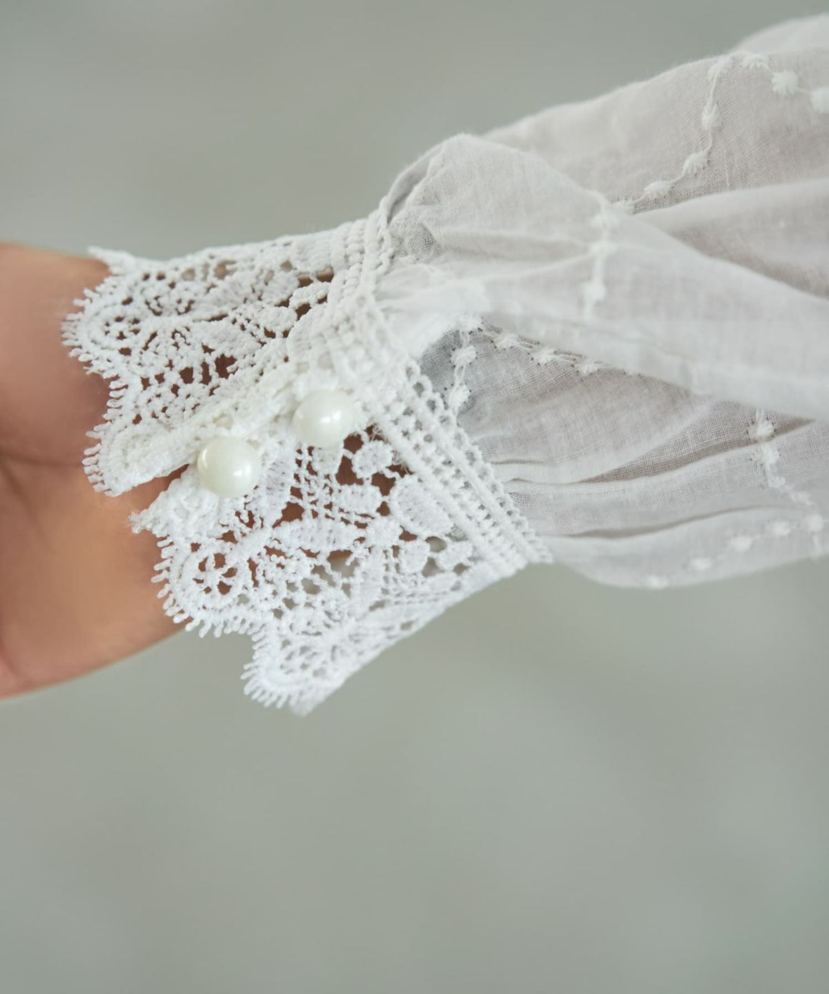 着用イメージ 167cm ホワイト