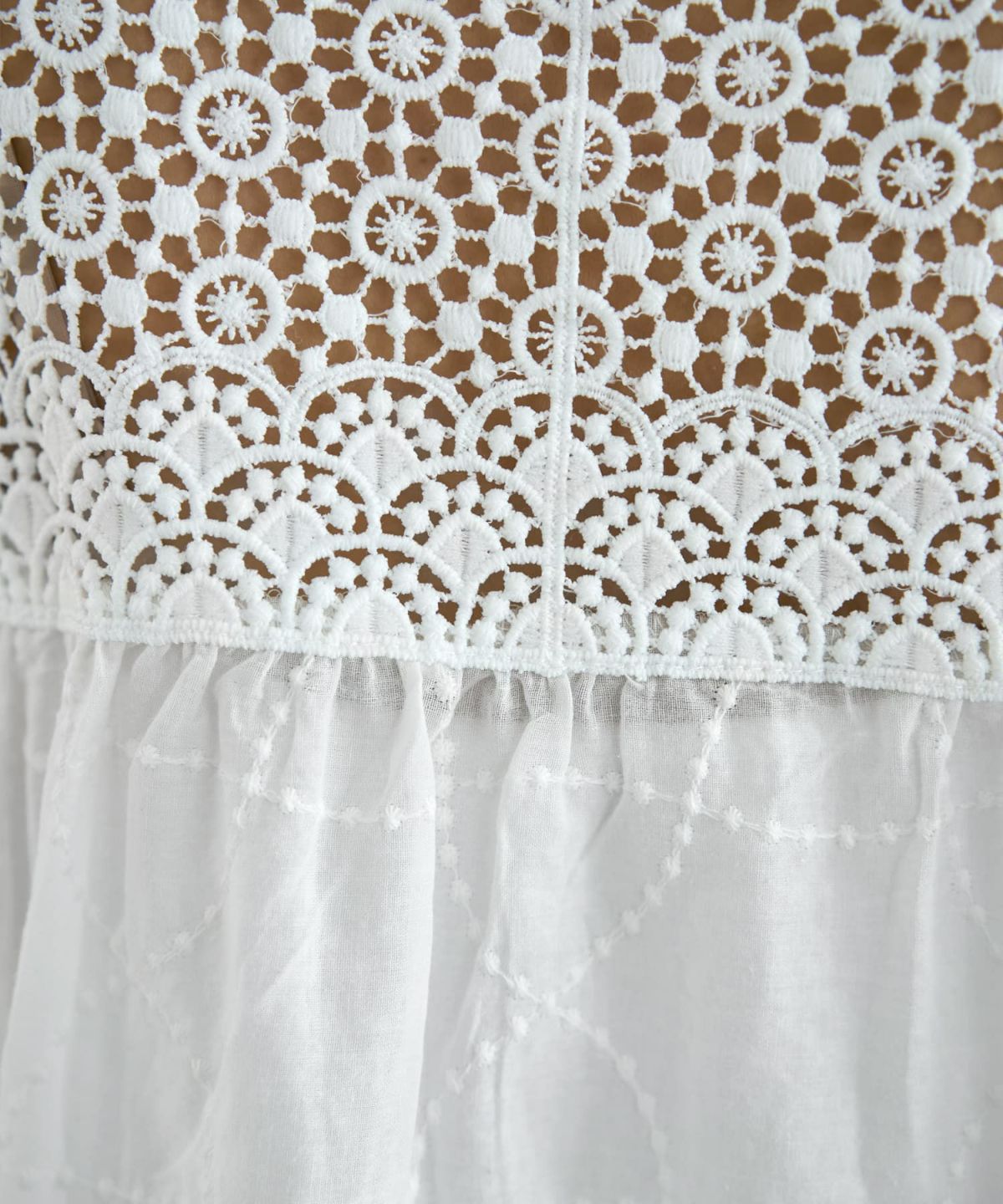 着用イメージ 167cm ホワイト