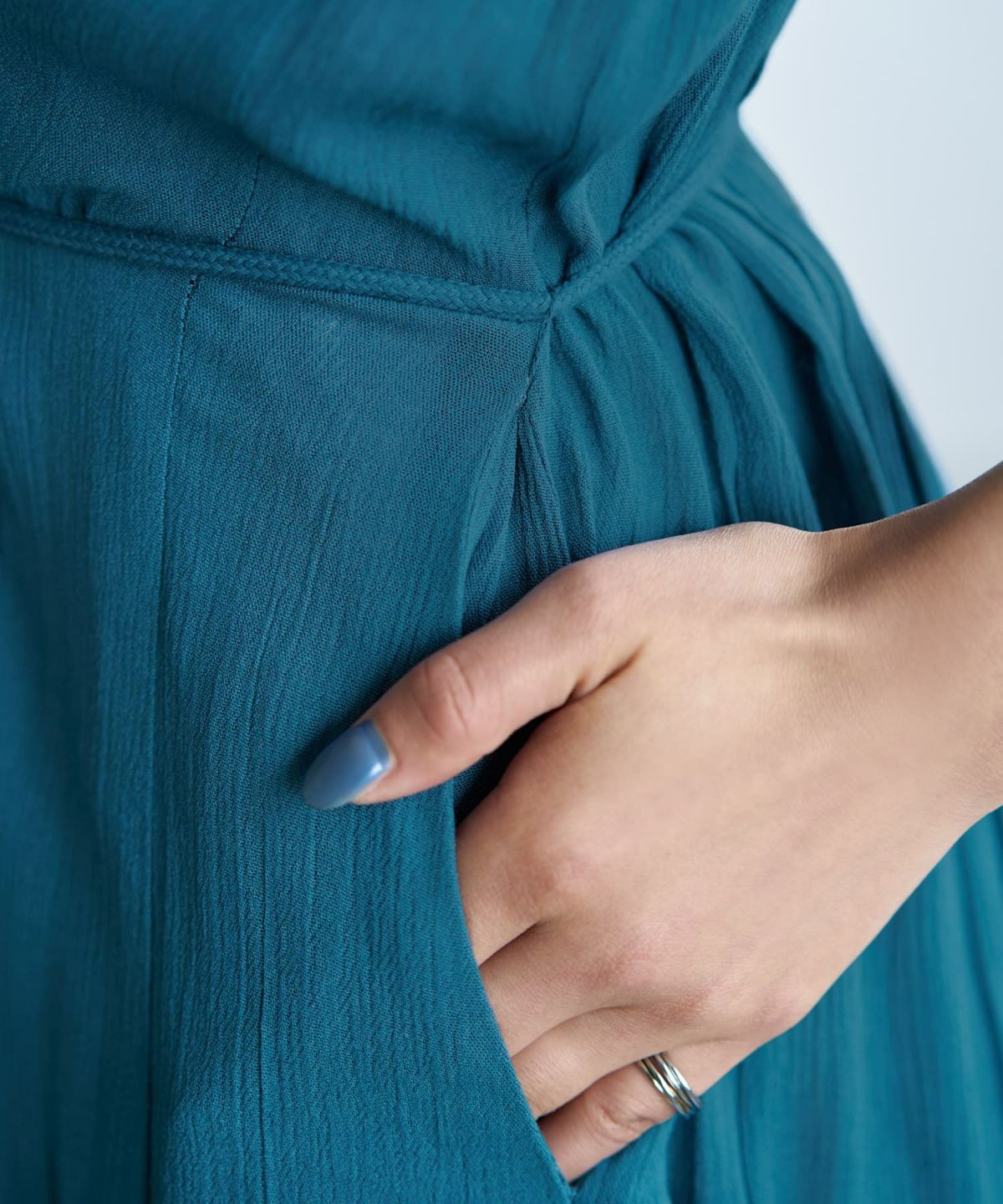 着用イメージ 167cm シアンブルー 02サイズ