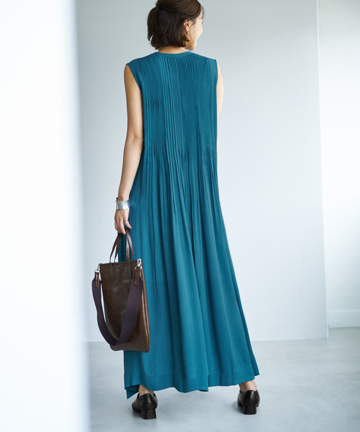 着用イメージ 167cm シアンブルー 02サイズ