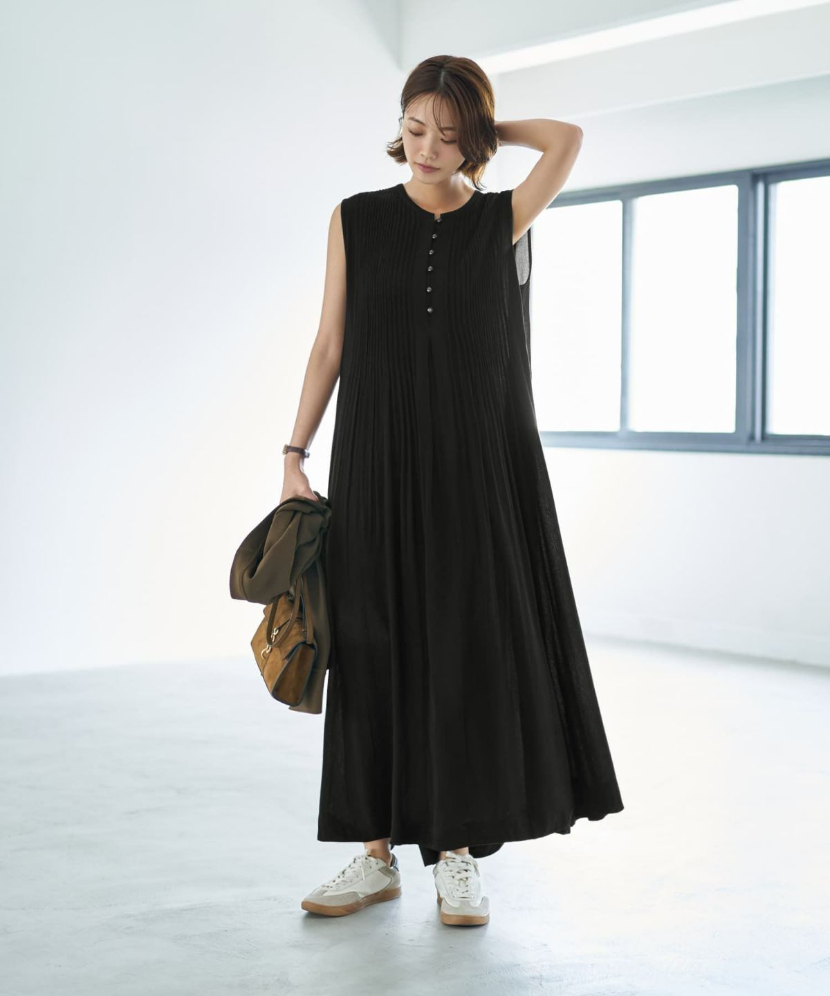 着用イメージ 167cm ブラック 02サイズ