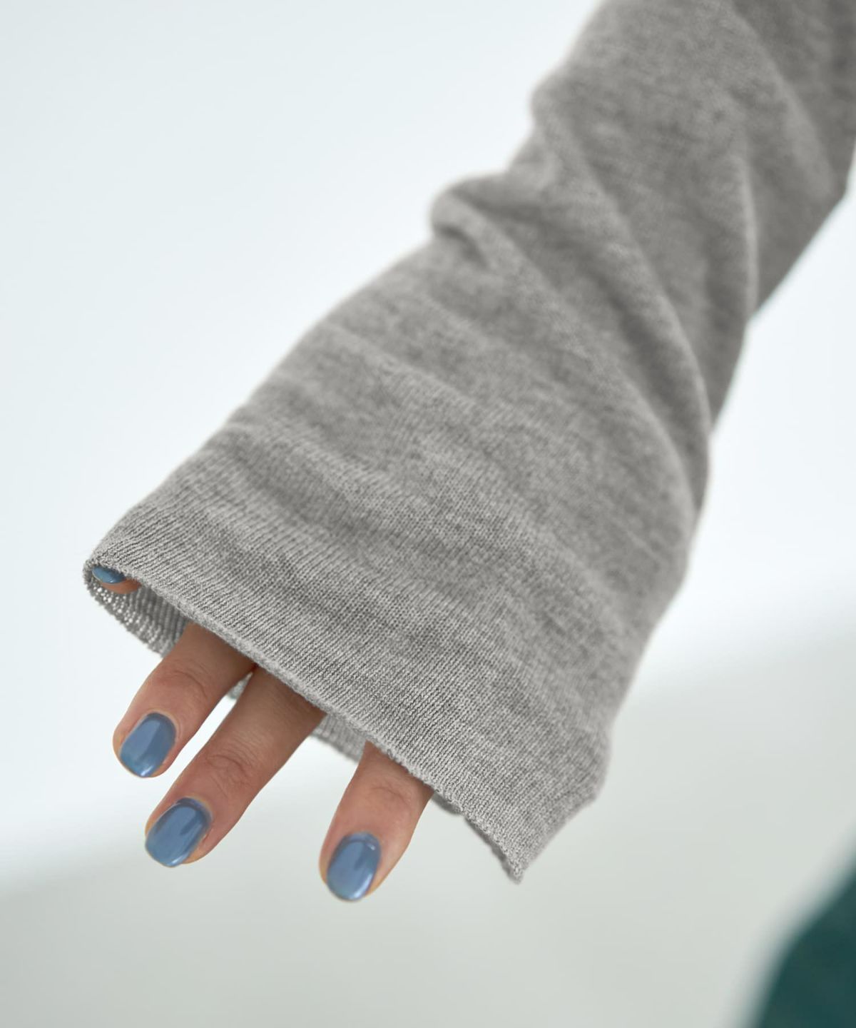 着用イメージ 167cm ライトグレー