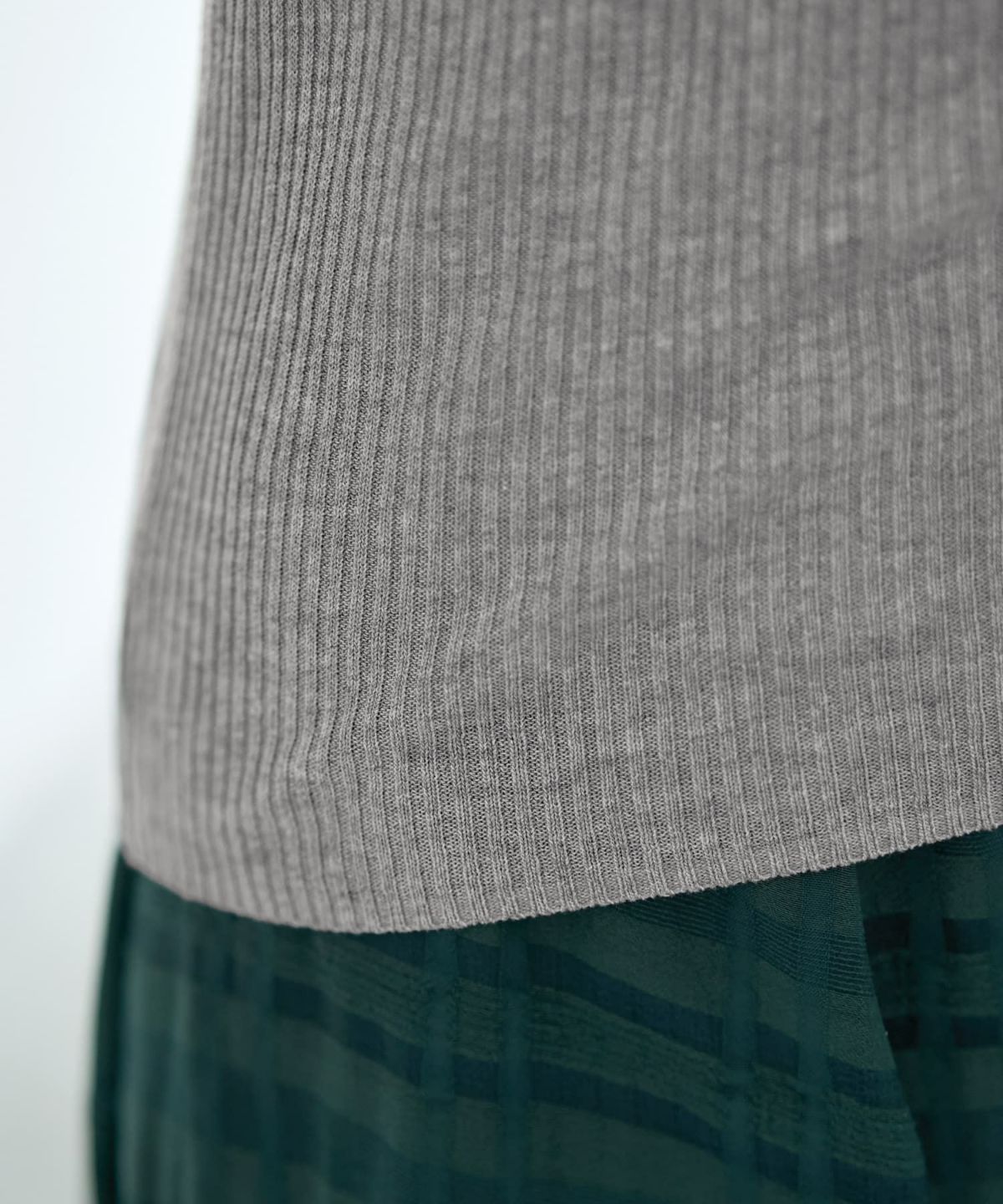 着用イメージ 167cm ライトグレー