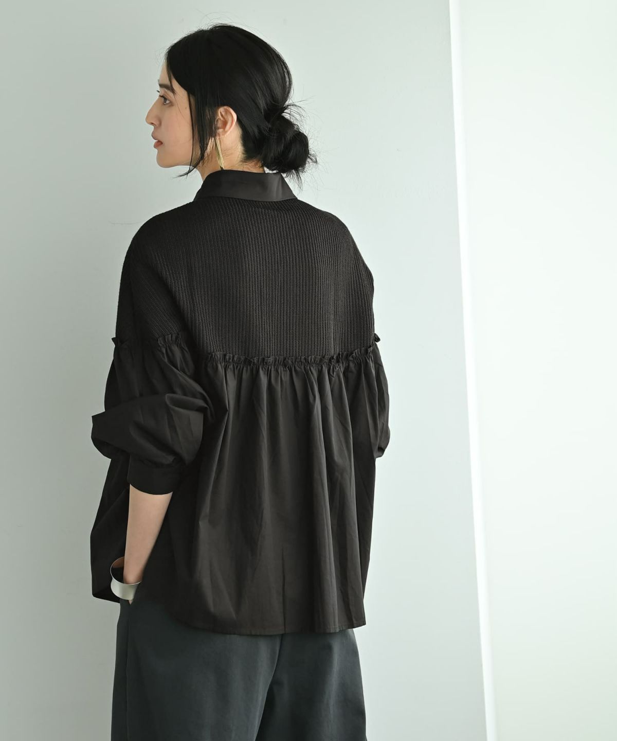 着用イメージ 170cm ブラック